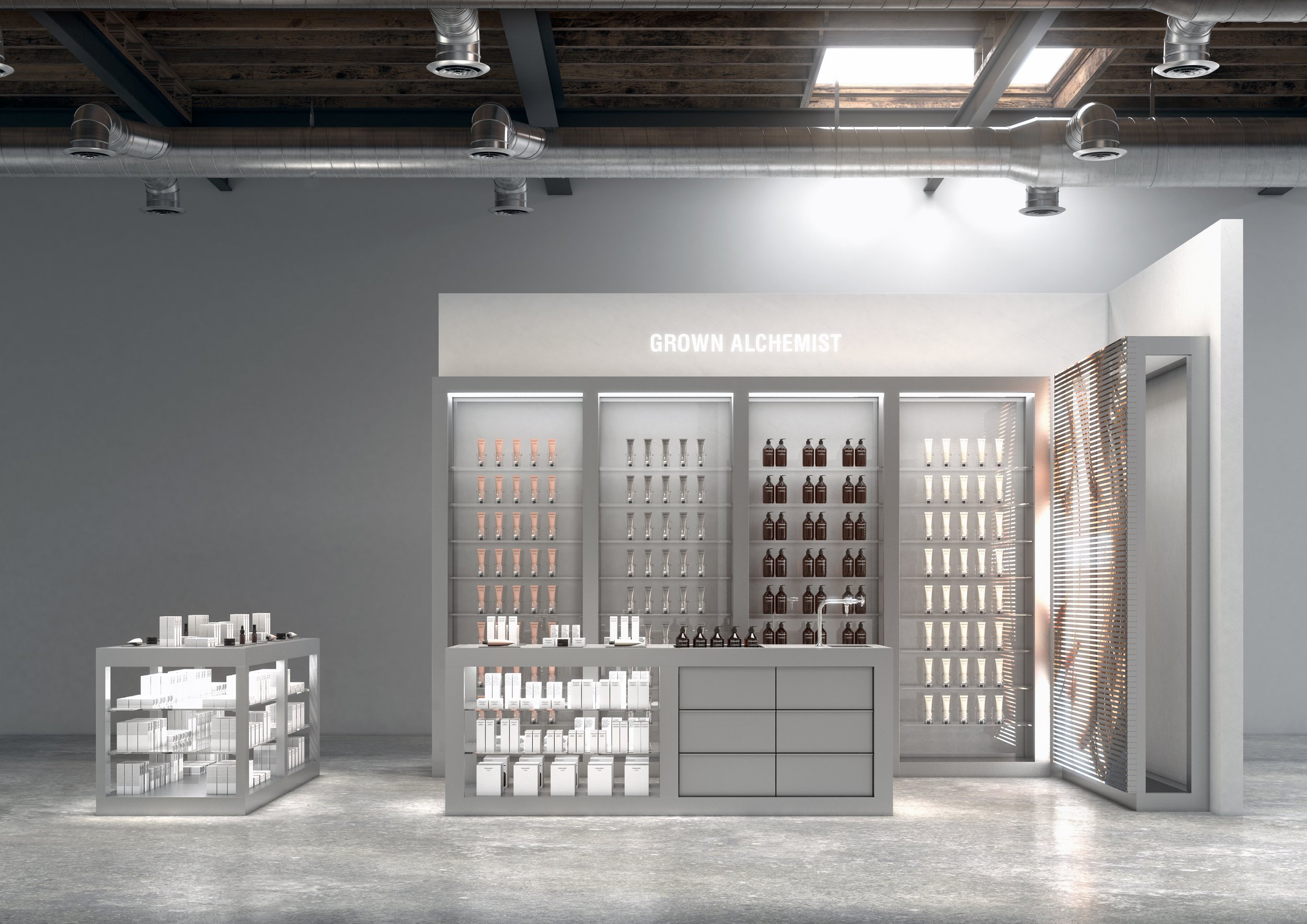 Retail Fitout - Grown Alchemist