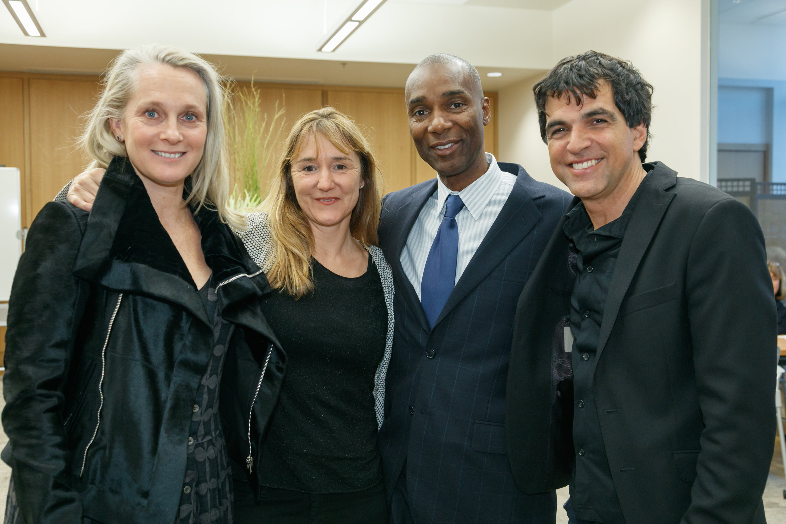 Patrick Chappatte and Anne-Frederique Widmann with Special Guests- Ndume Olatushani and Piper Kerman, A.J. Zanyk - Photo Credit (Columbus, OH) 