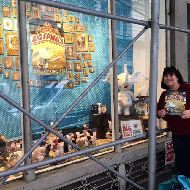 Little Elliot display at Books of Wonder