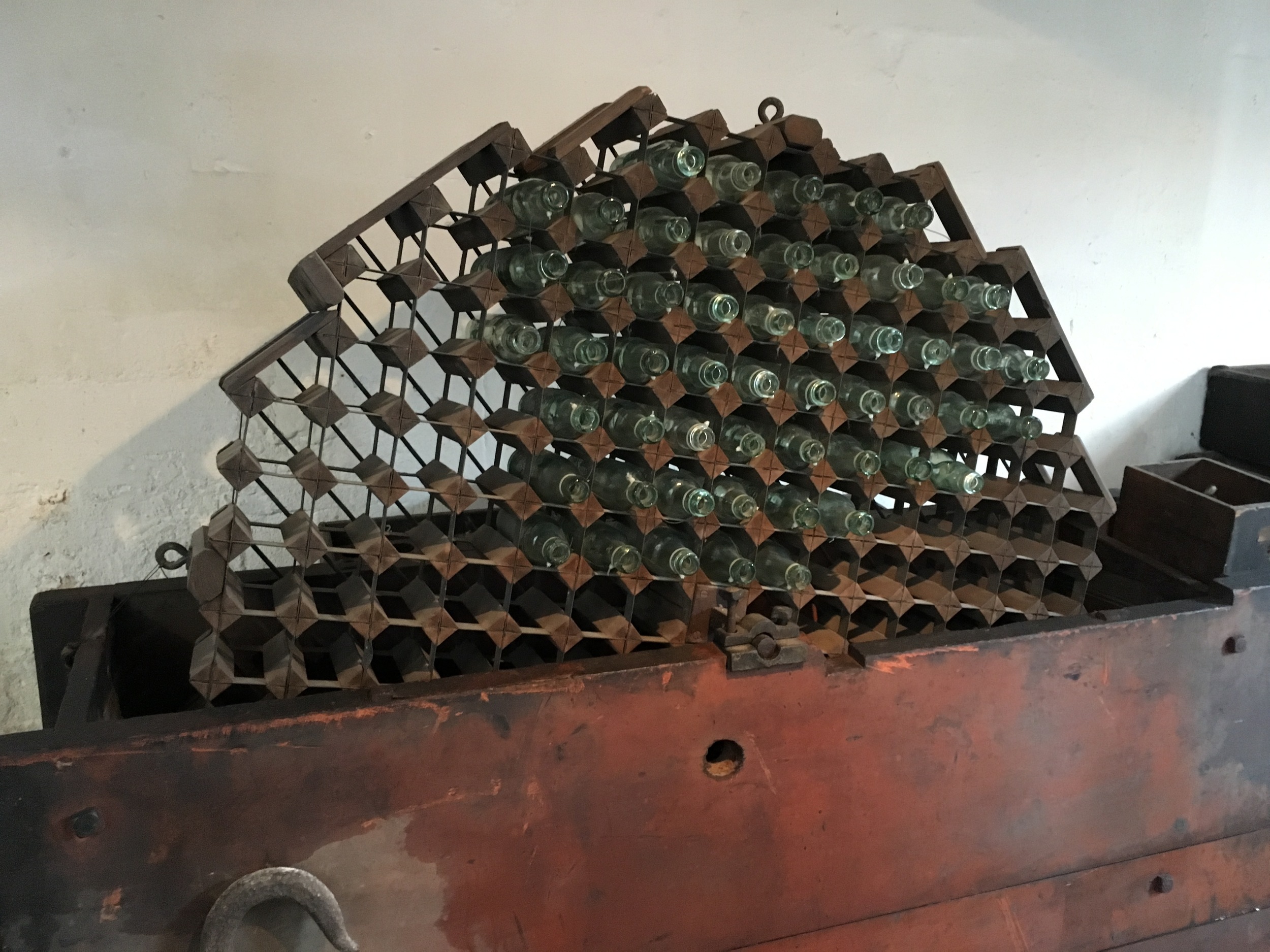  A bottle rotator used in a soda factoring in Bath (they would use the naturally occurring carbonated water from the nearby hot springs).&nbsp; 