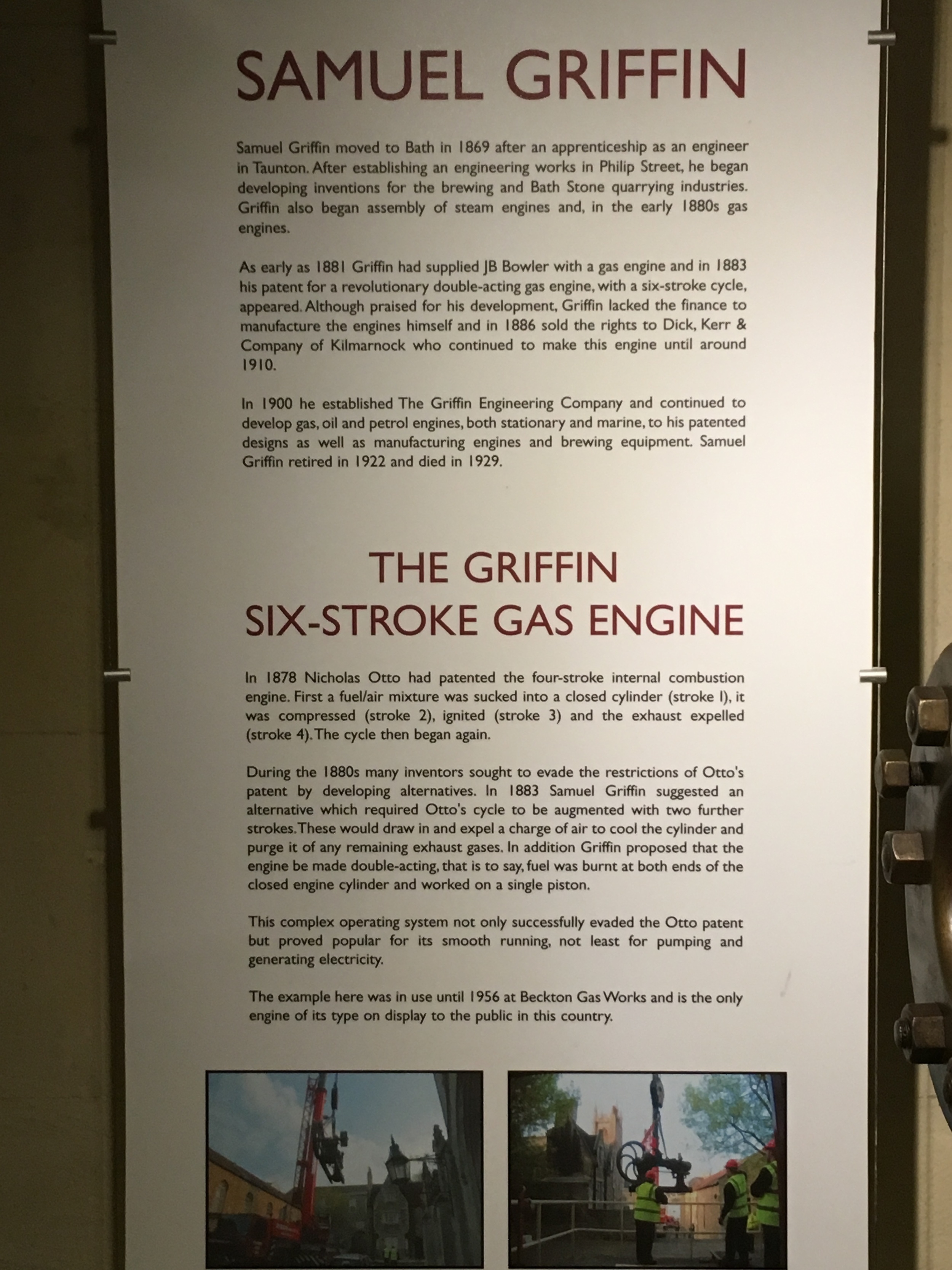  Details on the invention and use of the Griffin Engine. 