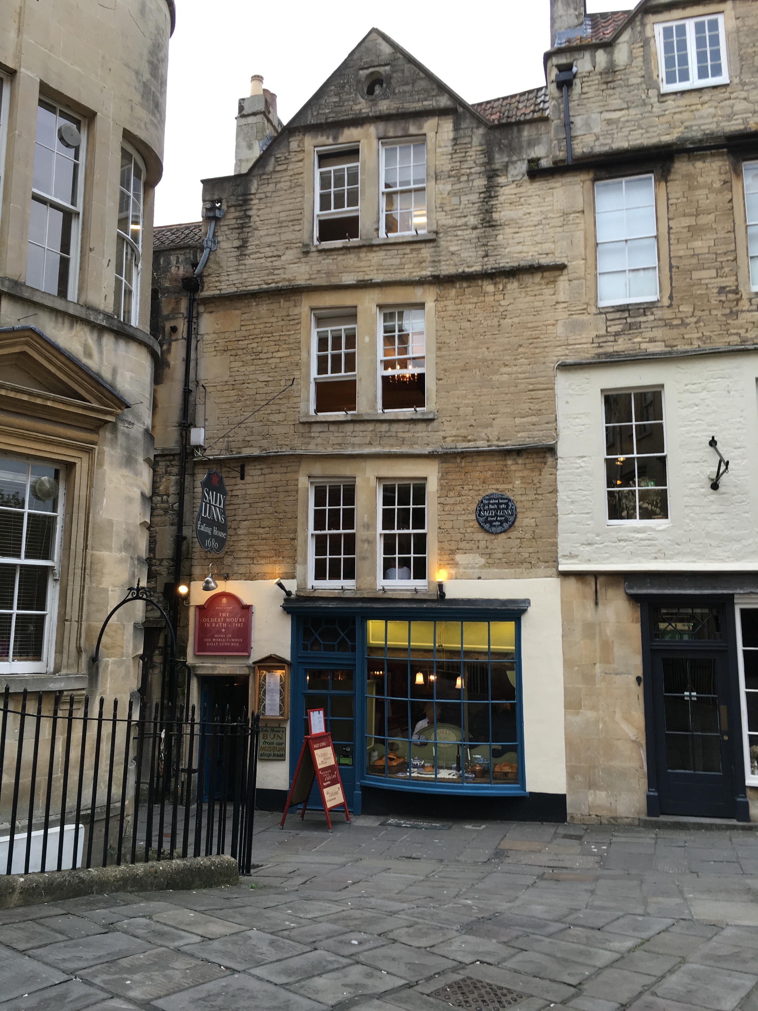  The Sally Lunn Bun restaurant - the same building Sally Lunn lived in and operated her restaurant out of. 