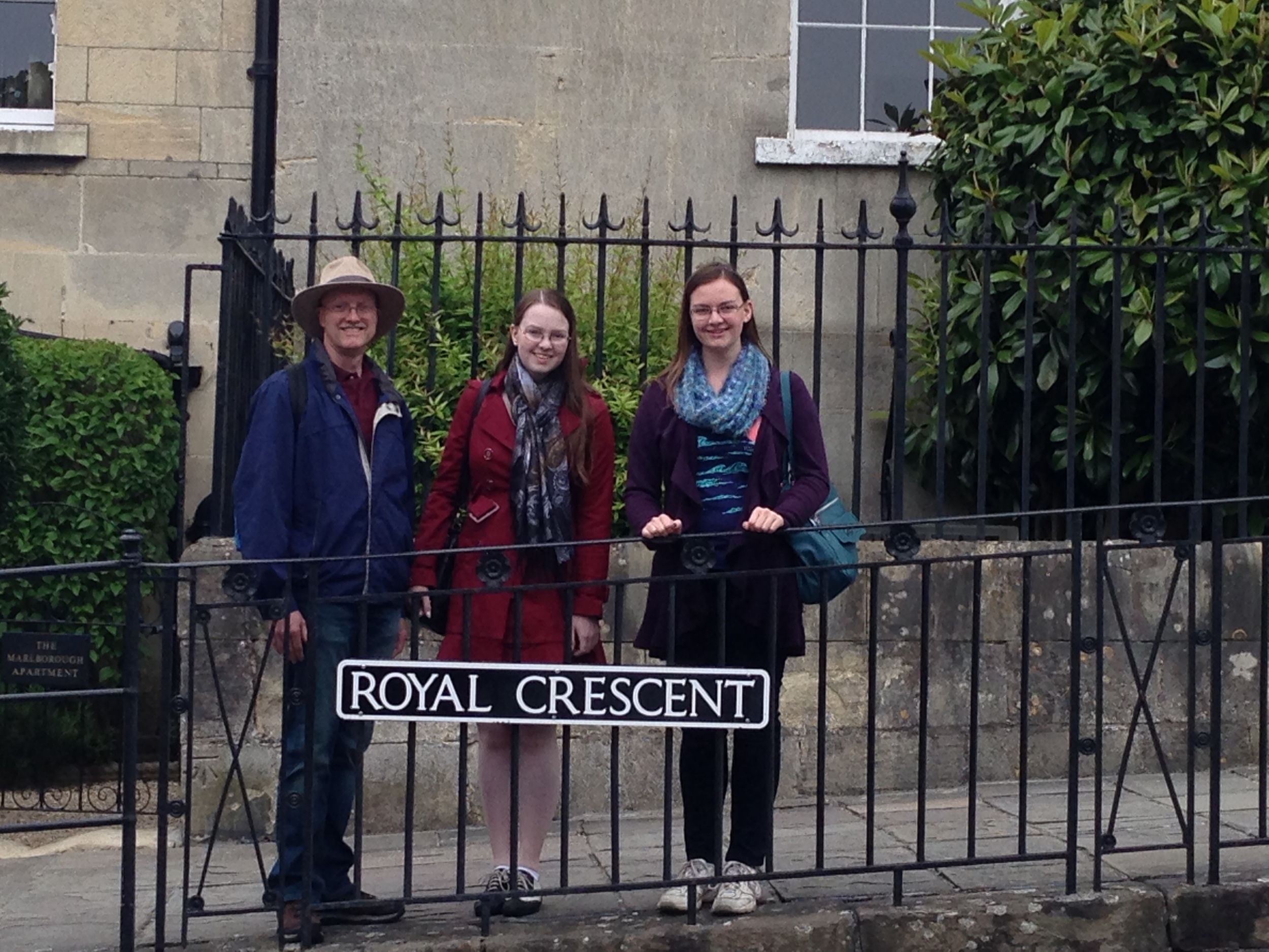  Here it is: the Royal Crescent! 