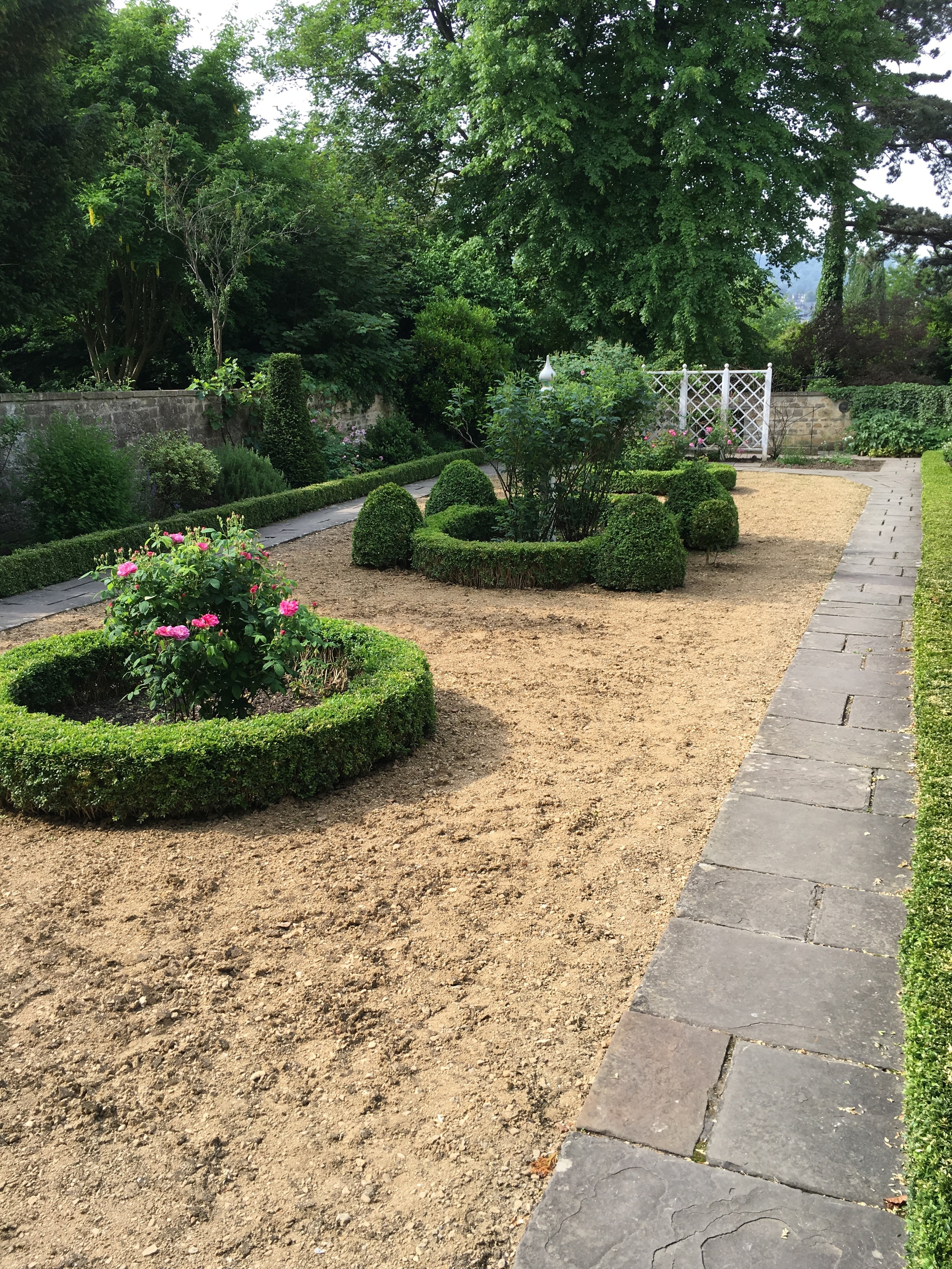  Part of the Georgian garden. 