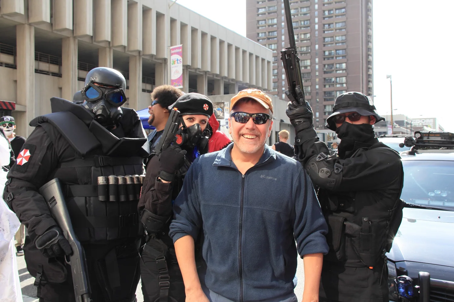 Bobby with Umbrella Corp