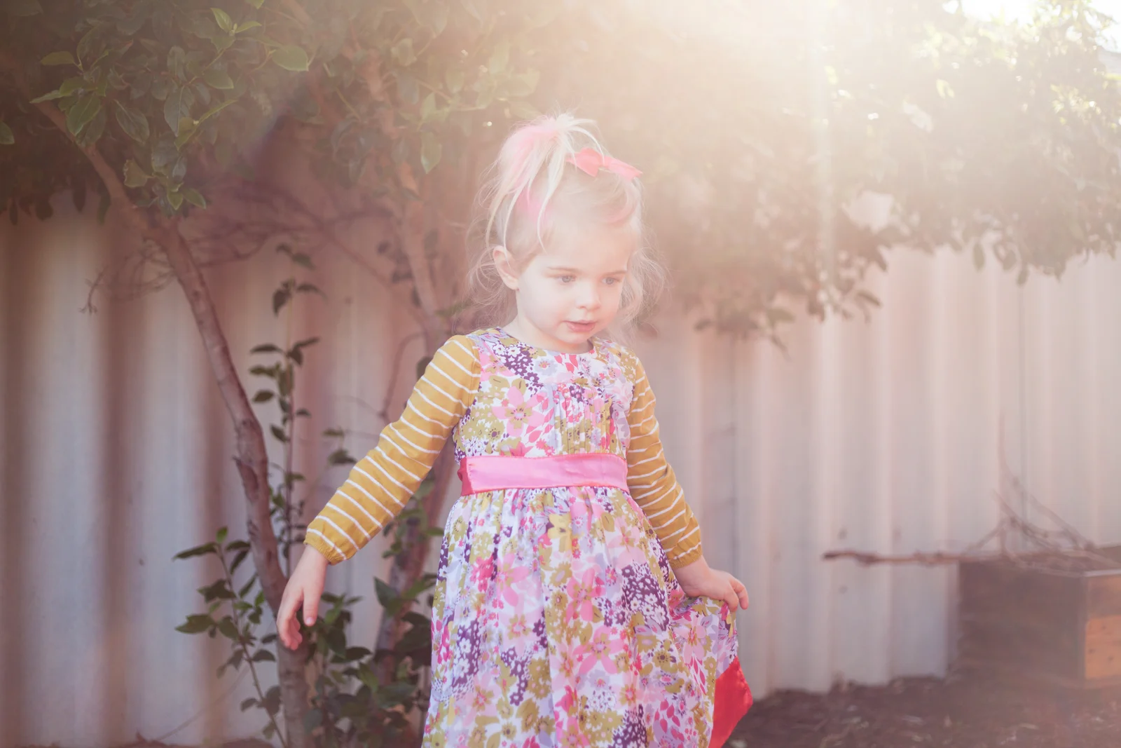 For the most part, you want to find a place around the house where the light that is hitting the subjects face is the same intensity as the light that is hitting their background.  Having said that, have a play with placing your subject in fron…