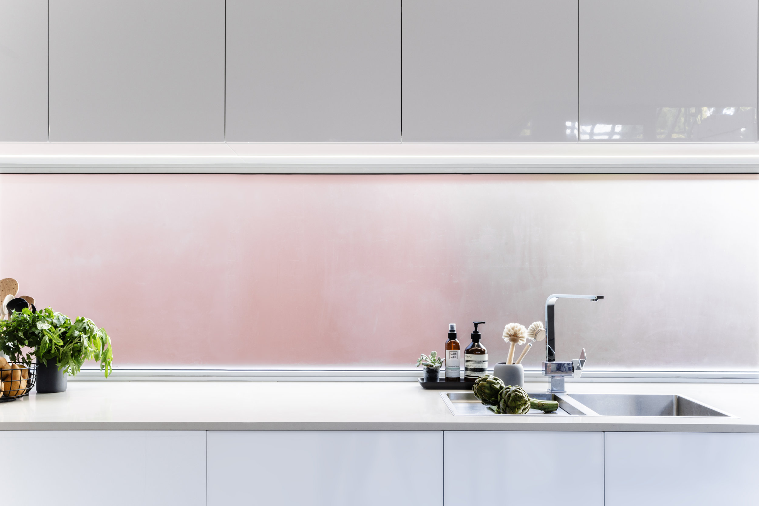 kitchen window splashback photograph