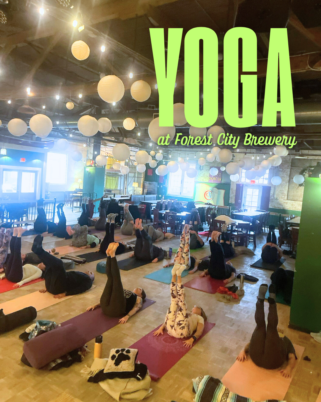 Spring Reset Yoga Workshop at Forest City Brewery