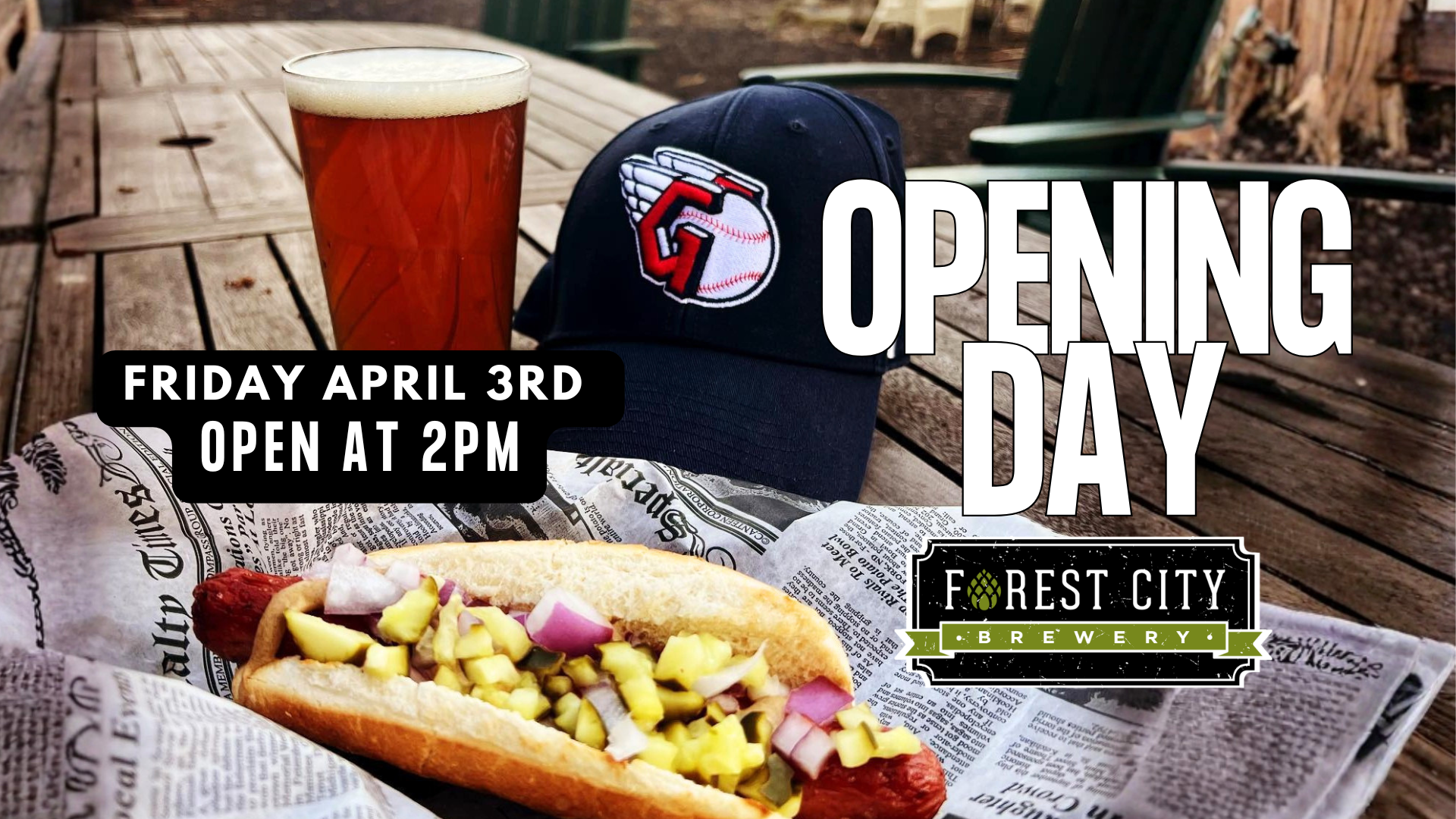 Opening Day at Forest City Brewery