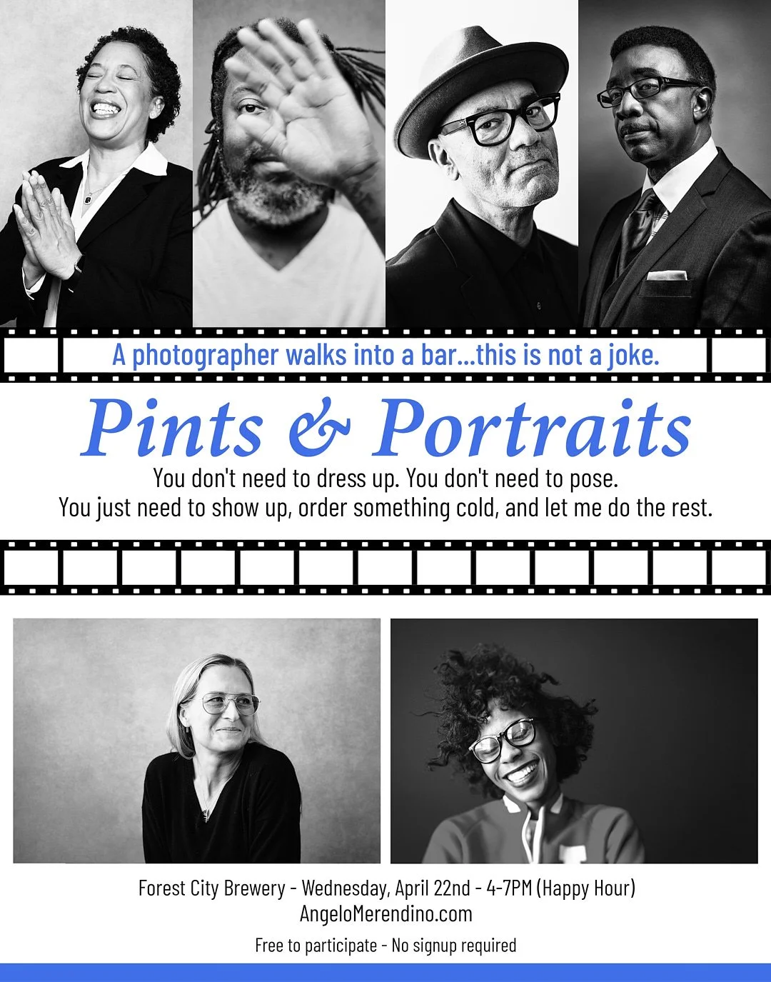 Pints and Portraits with Angelo Merendino