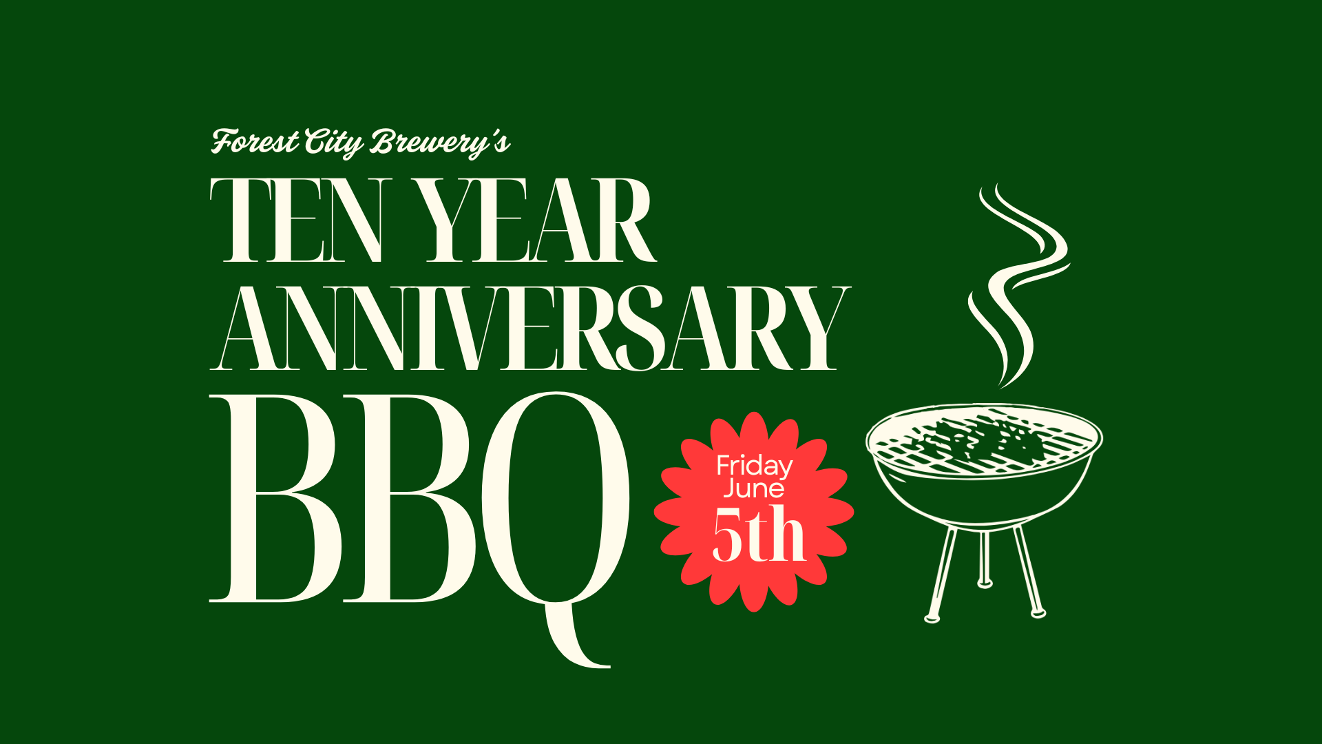Ten Year Anniversary BBQ!