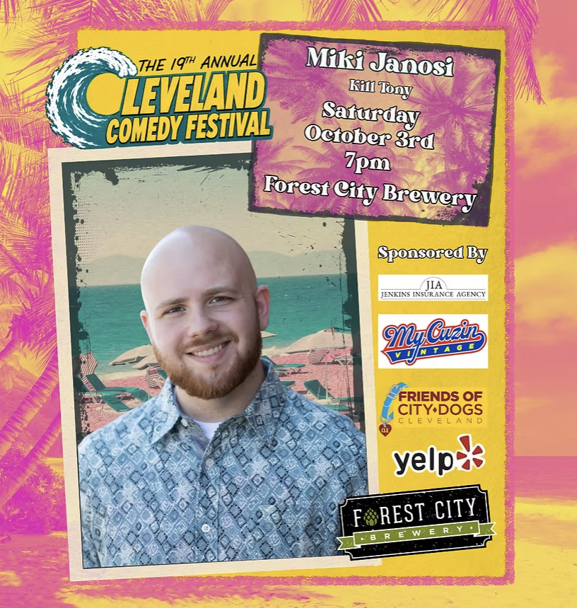 Clev Comedy Fest Presents Miki Janosi