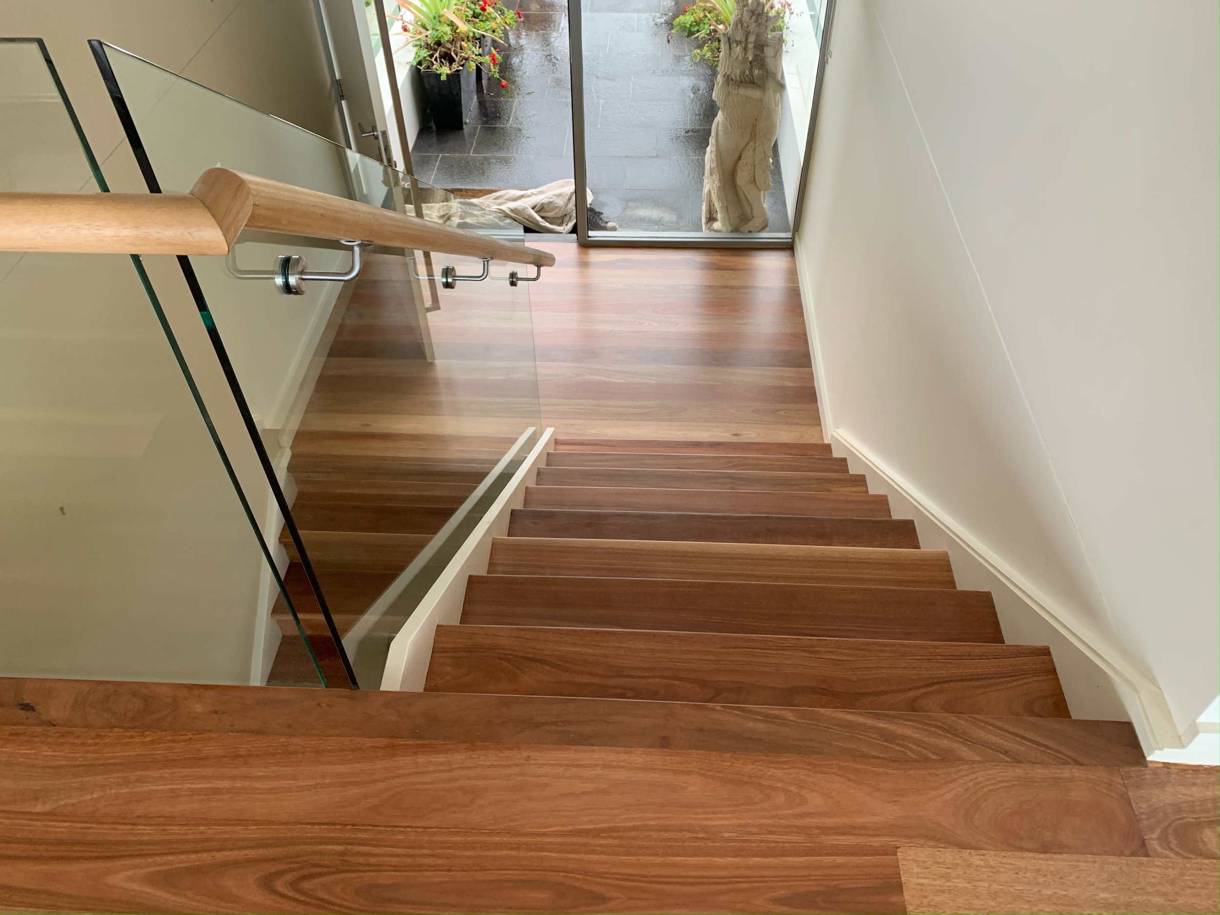  Solid Spotted Gum treads and risers 