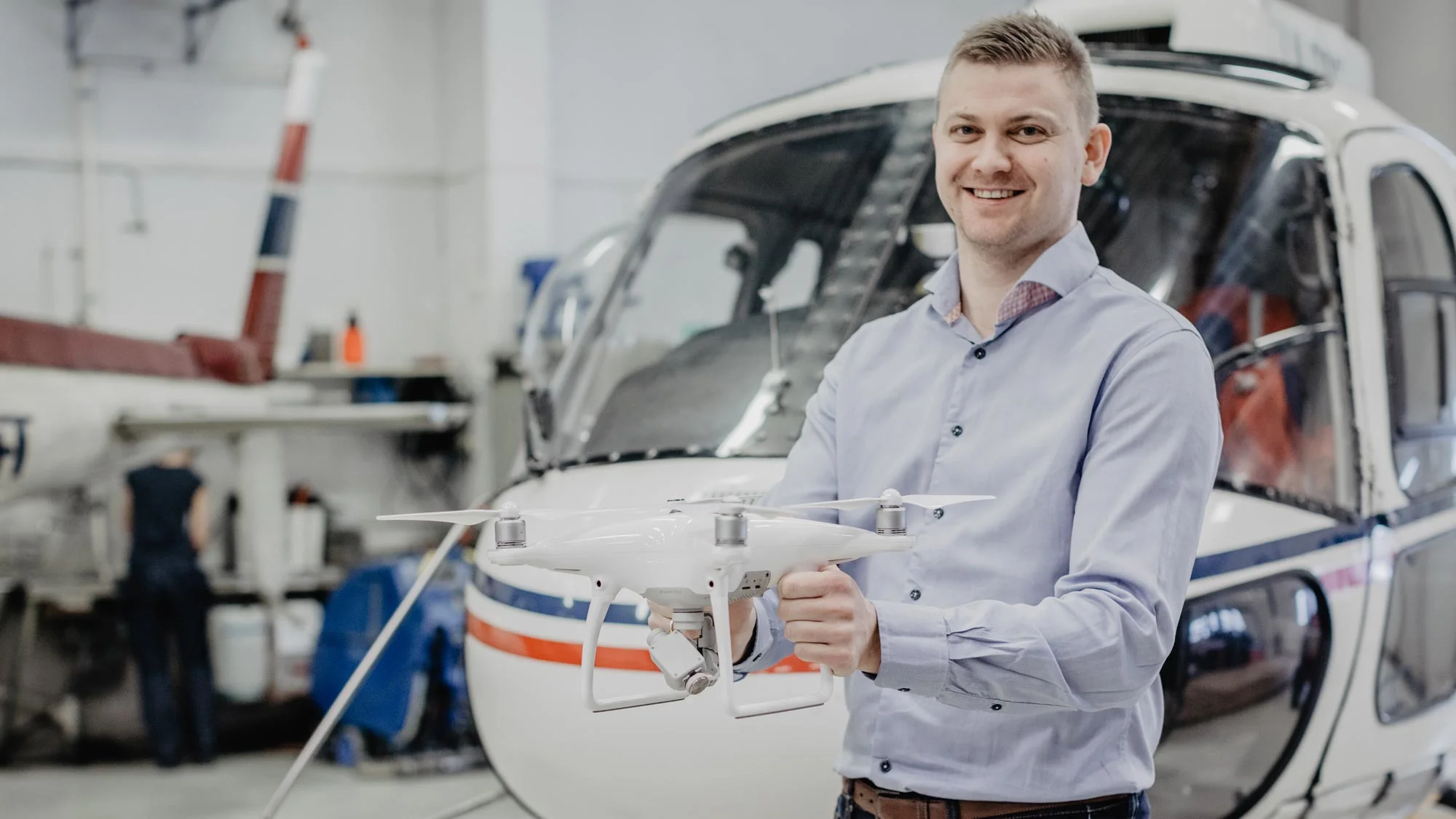 Pål Anders Kårstad er prosjektleder for vår nye satsing på droneteknologi. FOTO: Emil Rasmussen Fotografi