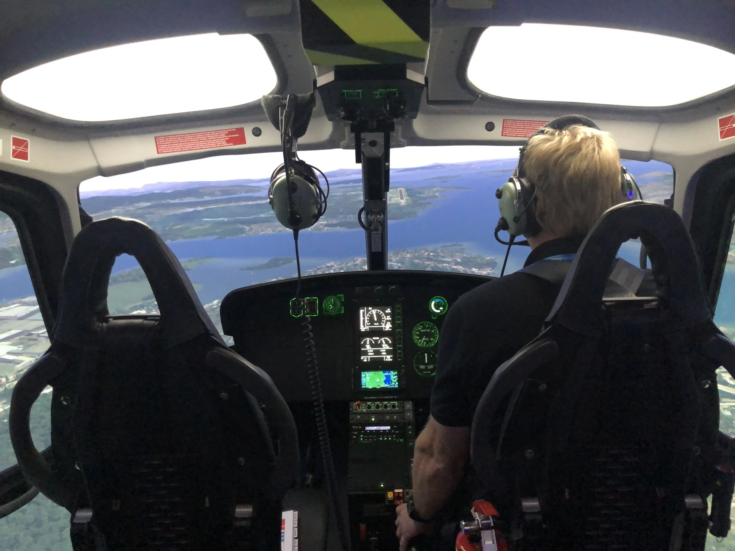 Airlift igang med simulatortrening for alle våre AS350 piloter!   