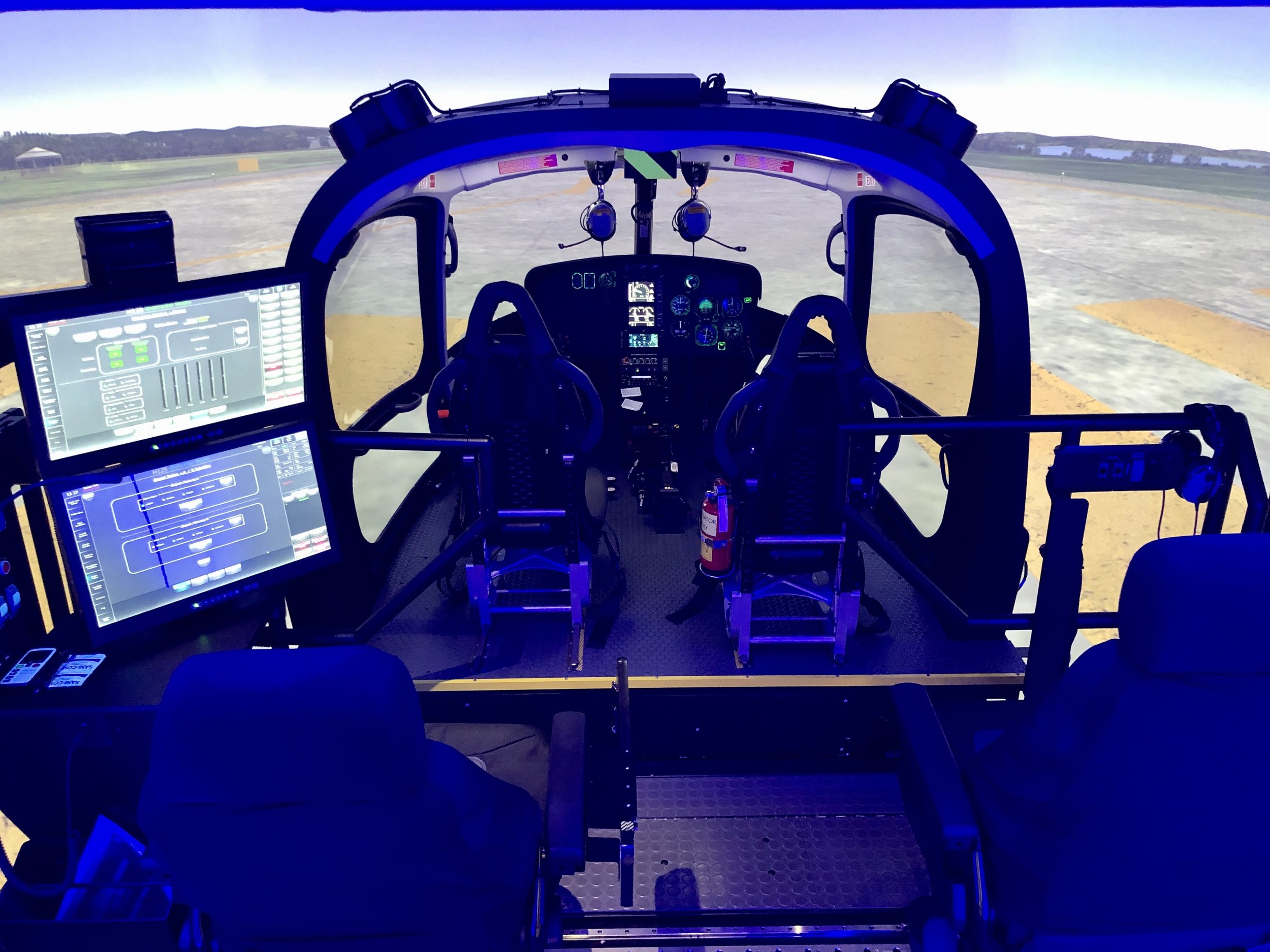 Airlift bruker timesvis på trening i simulator årlig