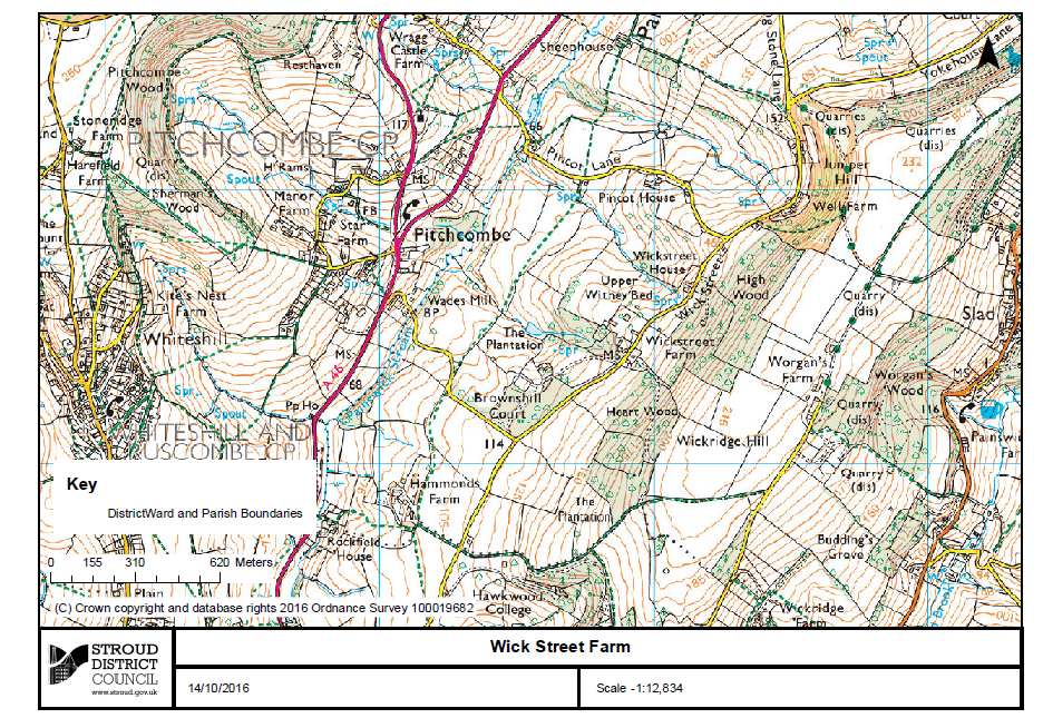 Pitchcombe, on the outskirts of Stroud. Click image to enlarge.