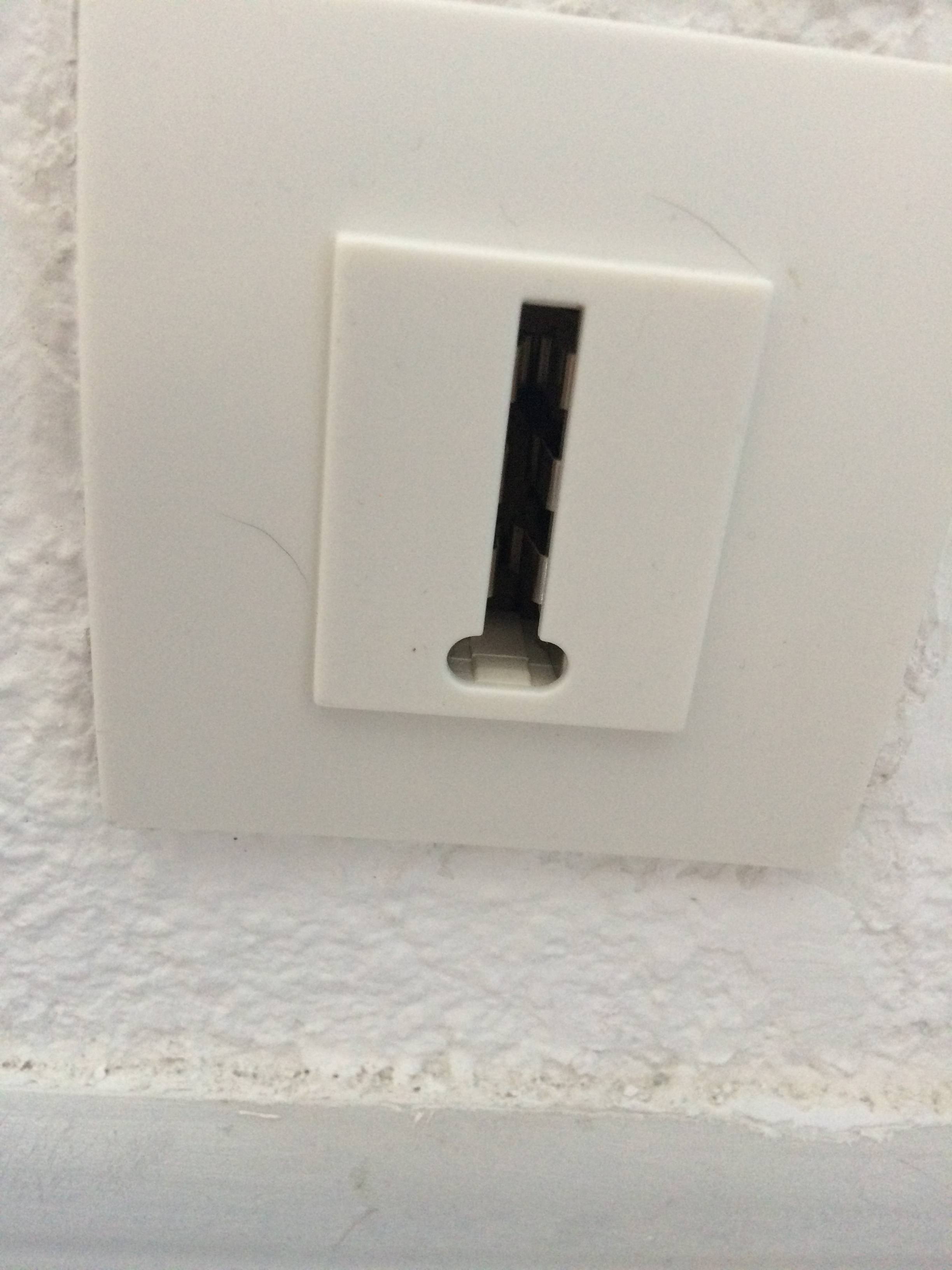 The wall socket