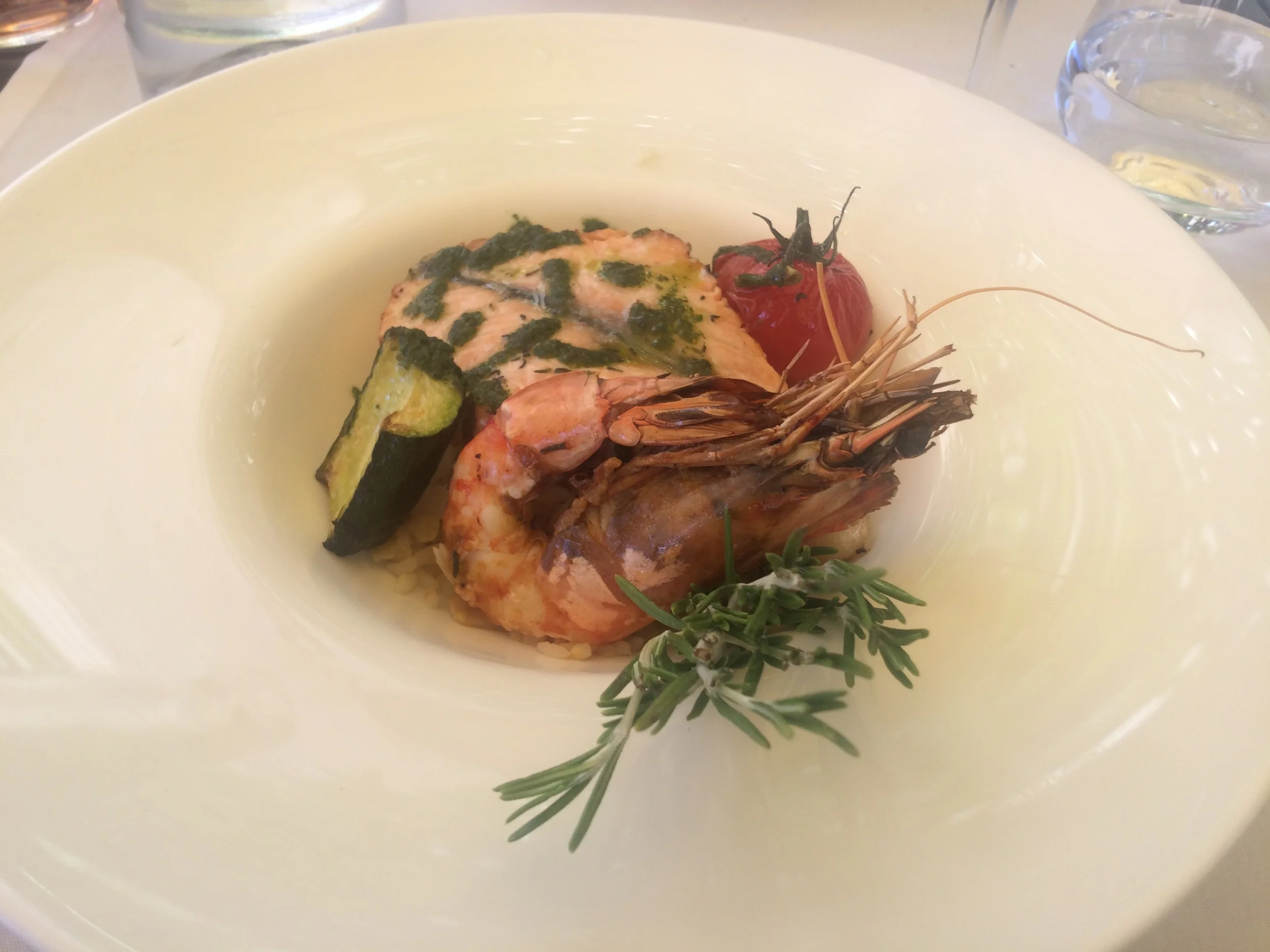 Duo of Salmon and Gambas
