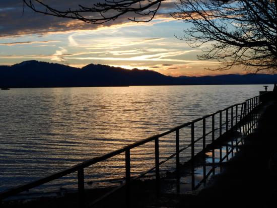 Sunset over Lake Constance 