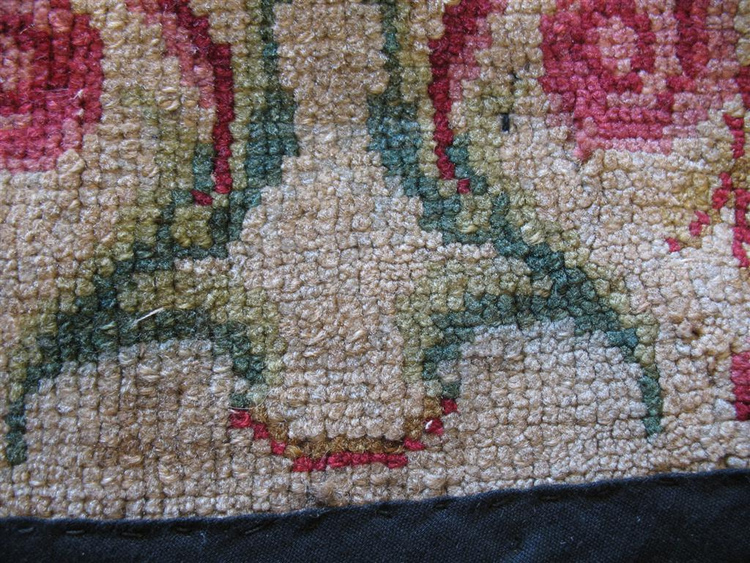 French Needlepoint Damage Repaired