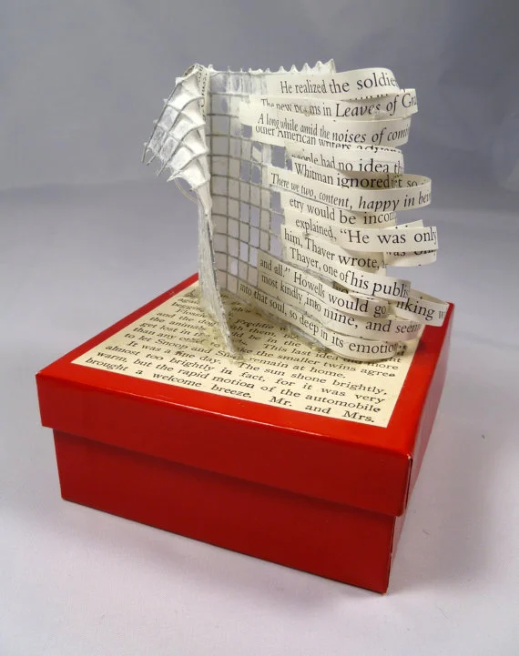 Book in a Box Art Sculpture