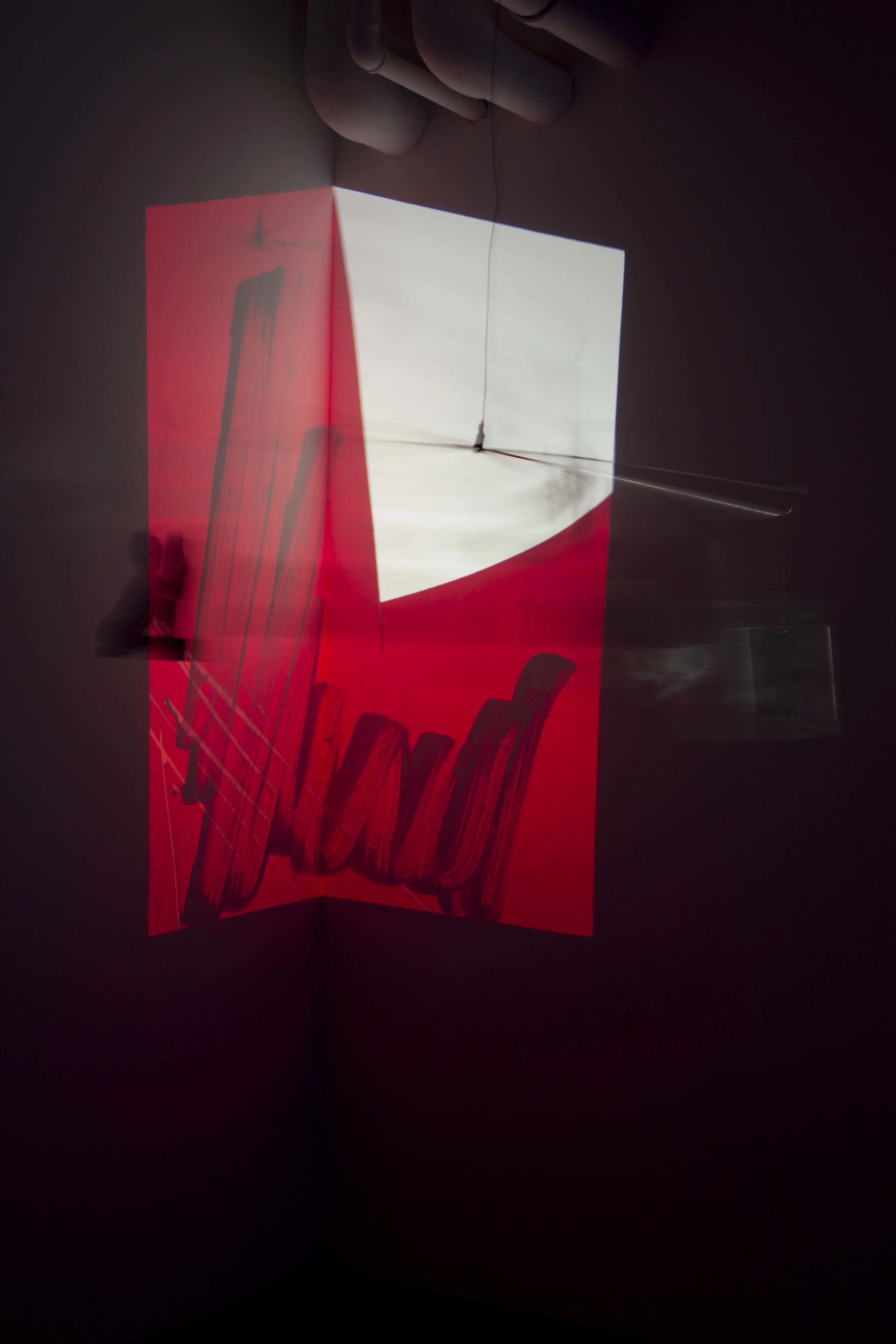 Newsreel installed at Northwestern University, Kaplan Institute A.I.R Studio, 2013 this album: selected kinetic works from the series Early Influences