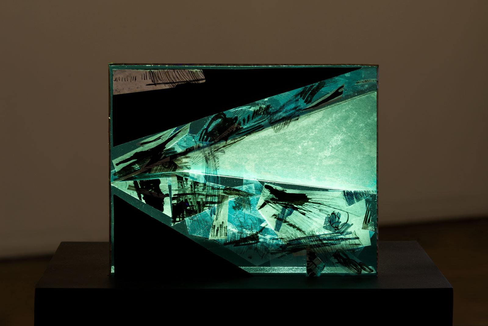  Cassie Riger, CRT Triptych: Electron Map, media art, assemblage, TV history