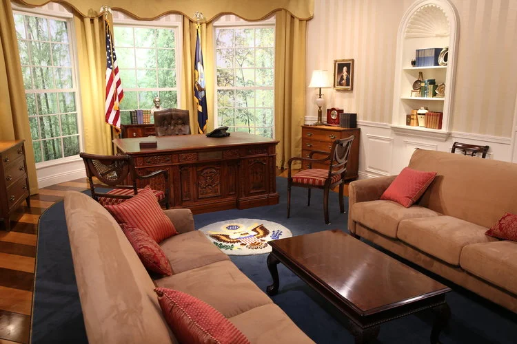 Oval Office and Debate Stage