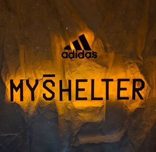 Adidas My Shelter pop-up