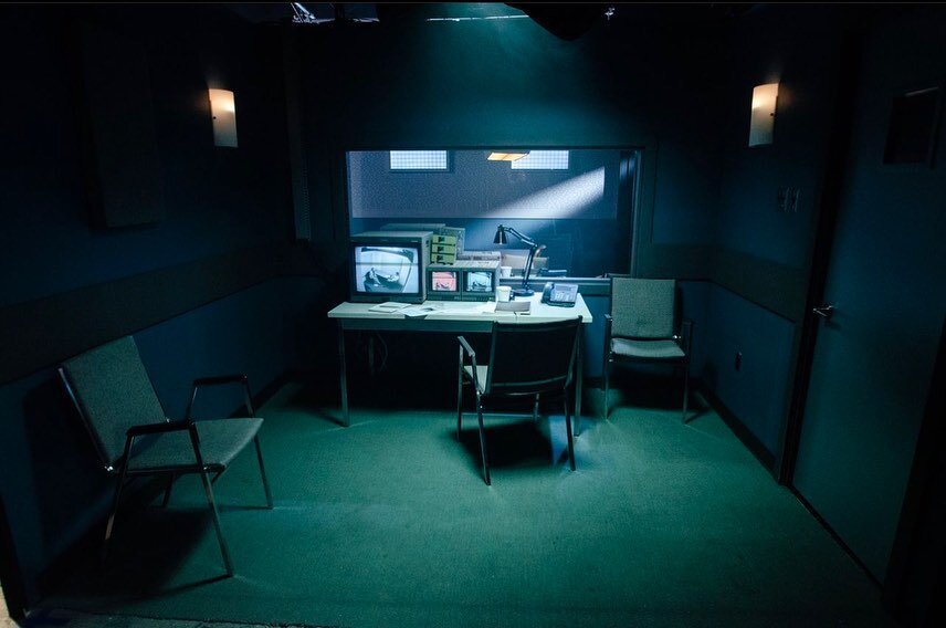 Sets this good should be criminal. Shoutout to PD @billbishopart for bringing us on to build the set for Hulu&rsquo;s new docuseries &ldquo;The Interrogation Tapes,&rdquo; out today!

#eventdesign #installation #customset #setfabrication #setbuild #s