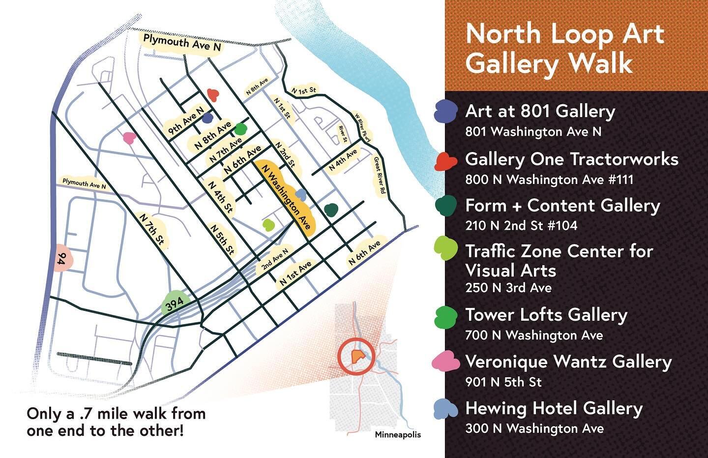 North Loop Neighborhood Art Walk! May 11 6-9pm.

Seven galleries and all the restaurants, bars and shops of the North Loop.

Artists of What Fierce Looks Like will be on hand at Form+Content Gallery.