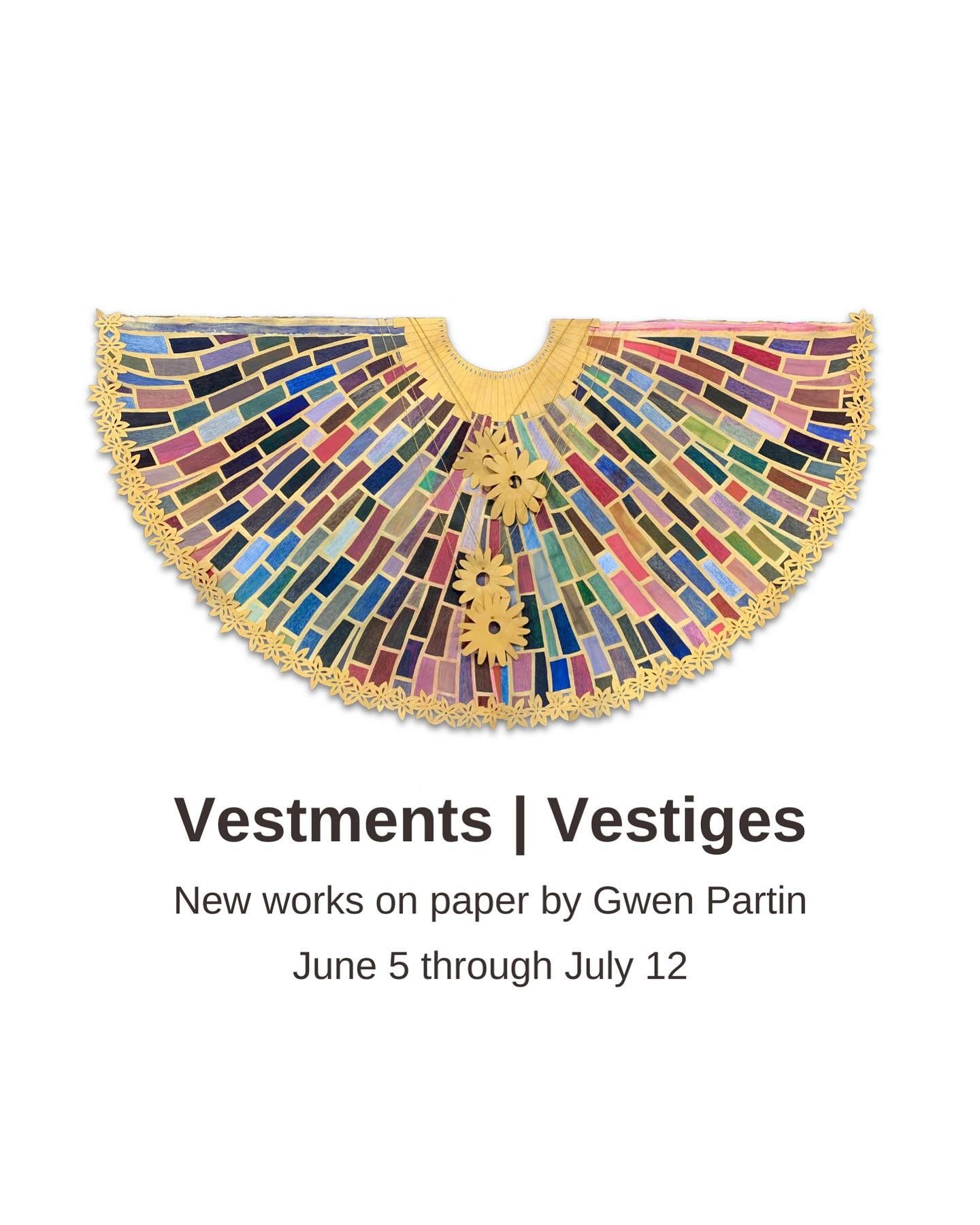 We are so excited for what&rsquo;s next at Form+Content Gallery! 

Vestments | Vestiges by @gwenaveril 

Opening Reception: 
Saturday, June 7, 4-7 pm

Form+Content Gallery is pleased to present an exhibition of new works on paper by Gwen Partin. The 
