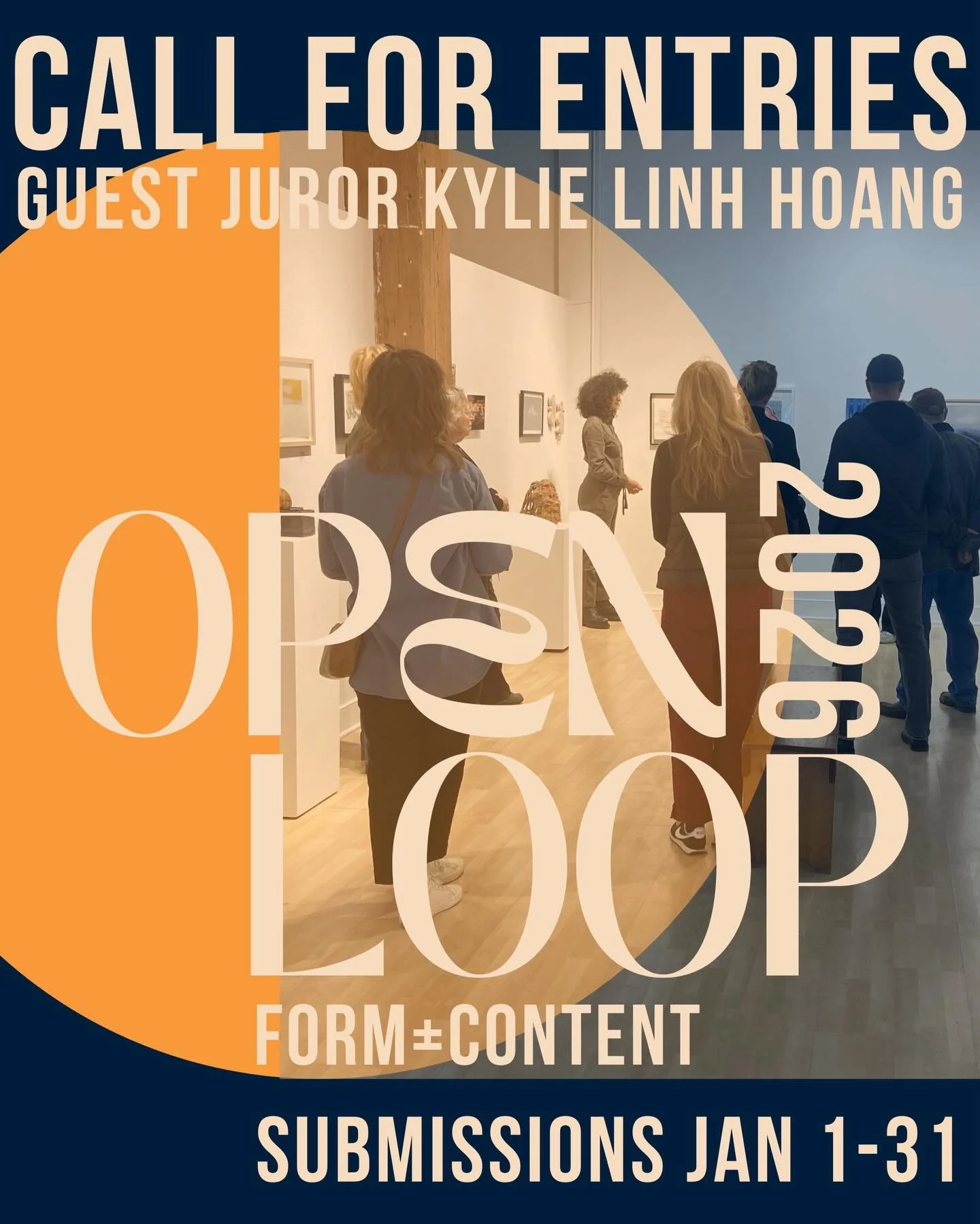 Call for Entries! Announcing Open Loop 2026, the second biennial open call group show at Form+Content Gallery juried by Kylie Linh Hoang, assistant curator at the Minnesota Museum of American Art.

Submissions will be open for the month of January to