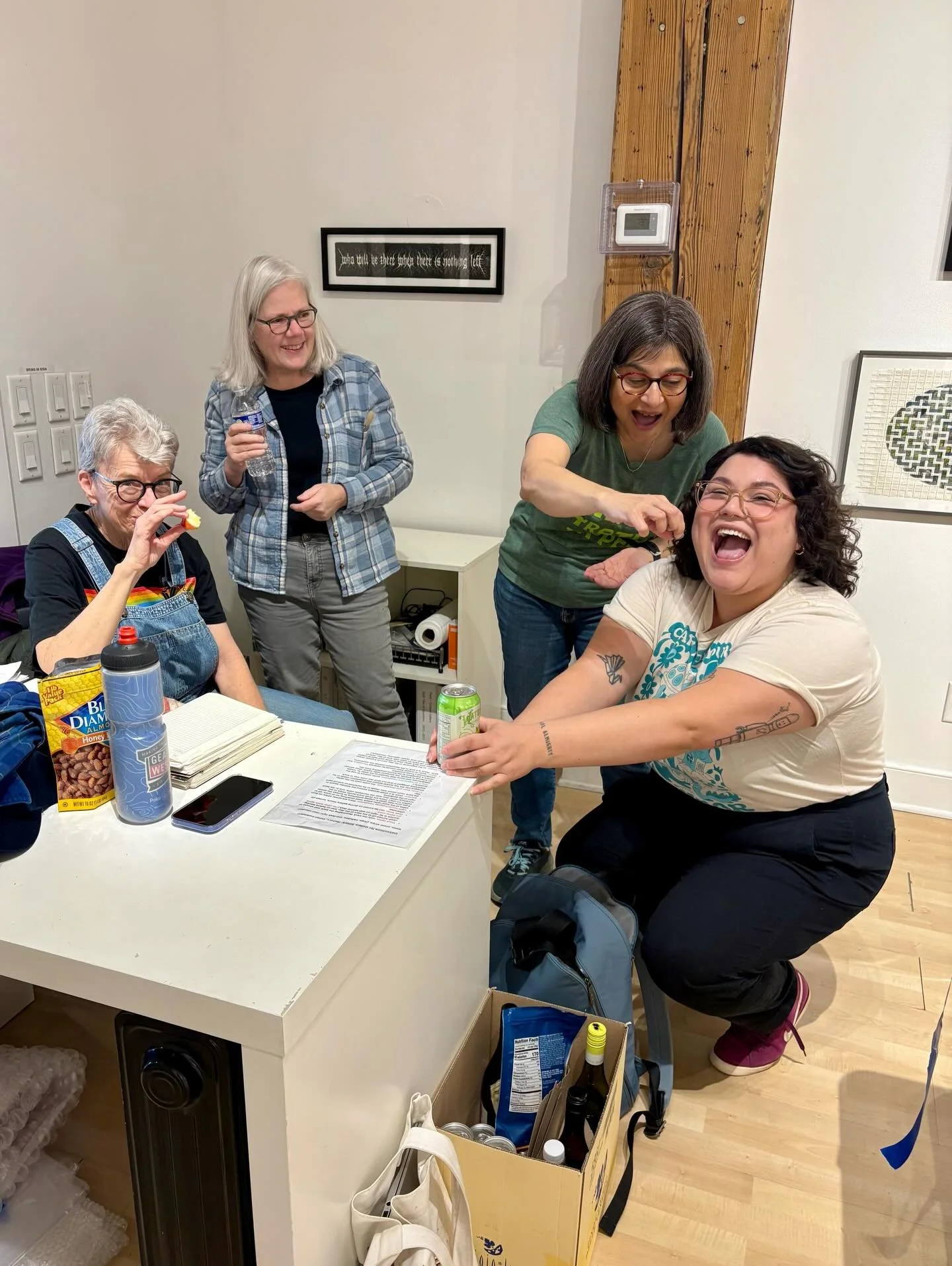 We are hard at work installing, &ldquo;Among and Between,&rdquo; curated by @kyliehoang

The Second Biennial Open Loop is an open call group exhibition juried by Kylie Linh Hoang featuring compelling work from 32 Minnesota-based artists. We view this