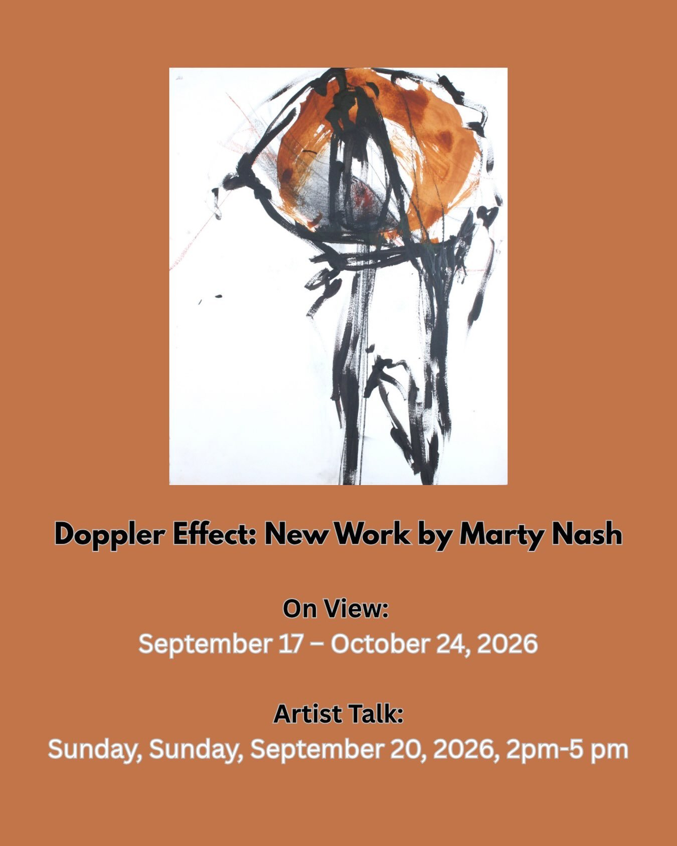New things are coming soon to the gallery! Announcing the opening reception for, &ldquo;Doppler Effect: New Work by Marty Nash.&rdquo; Free and open to the public! All are welcome! 

EXHIBITION DATES:
September 17 to October 24, 2026 

OPENING RECEPT