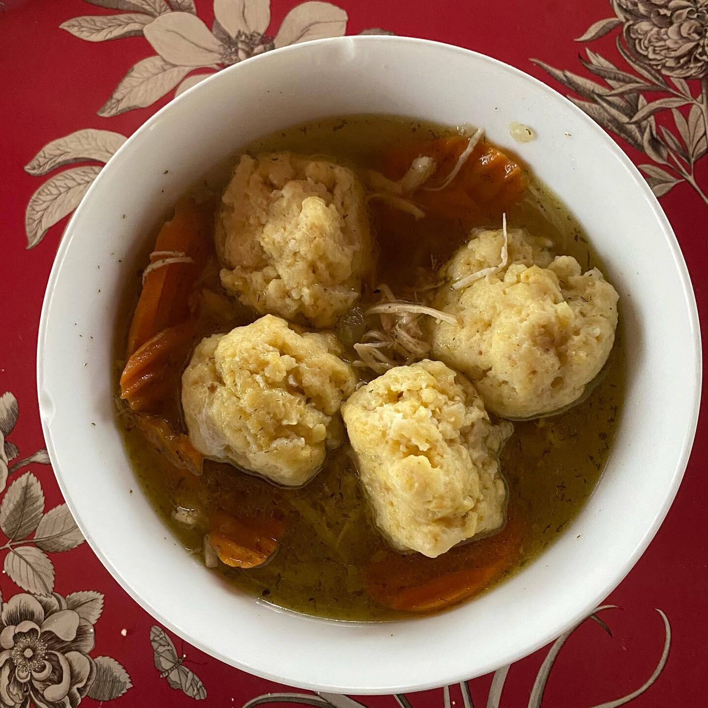 Matzo ball soup seems like a good Christmas Eve tradition