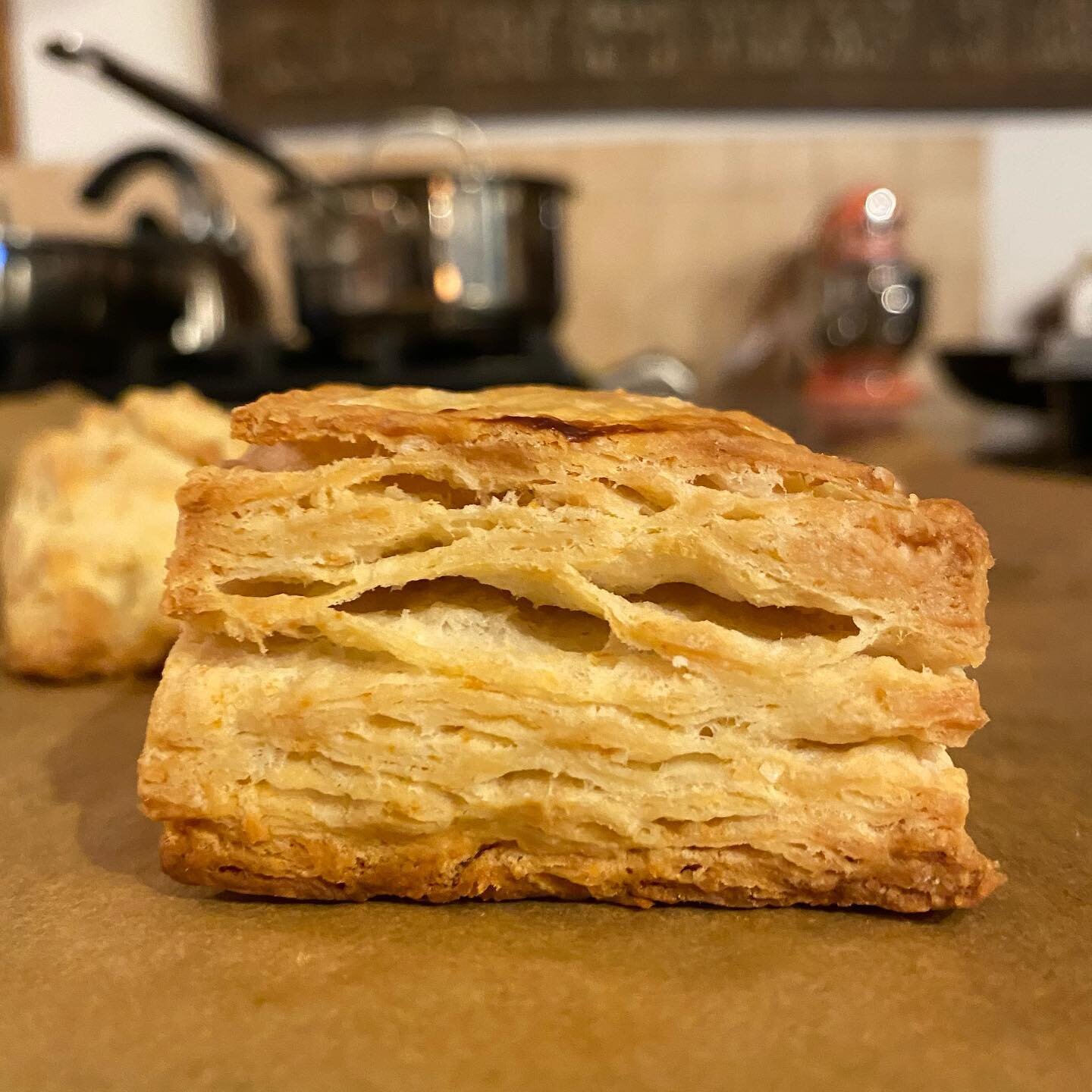 Layers. [buttermilk biscuits]