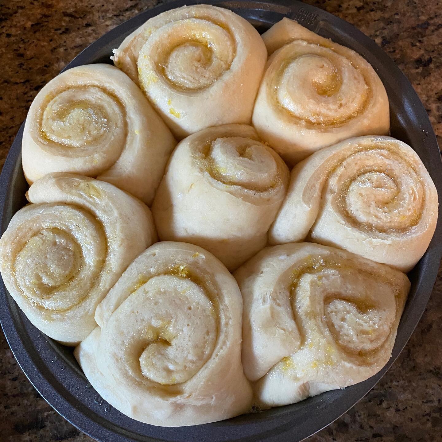 The only bouquet I want [lemon sweet rolls with lemon cream cheese frosting pre▶️post bake