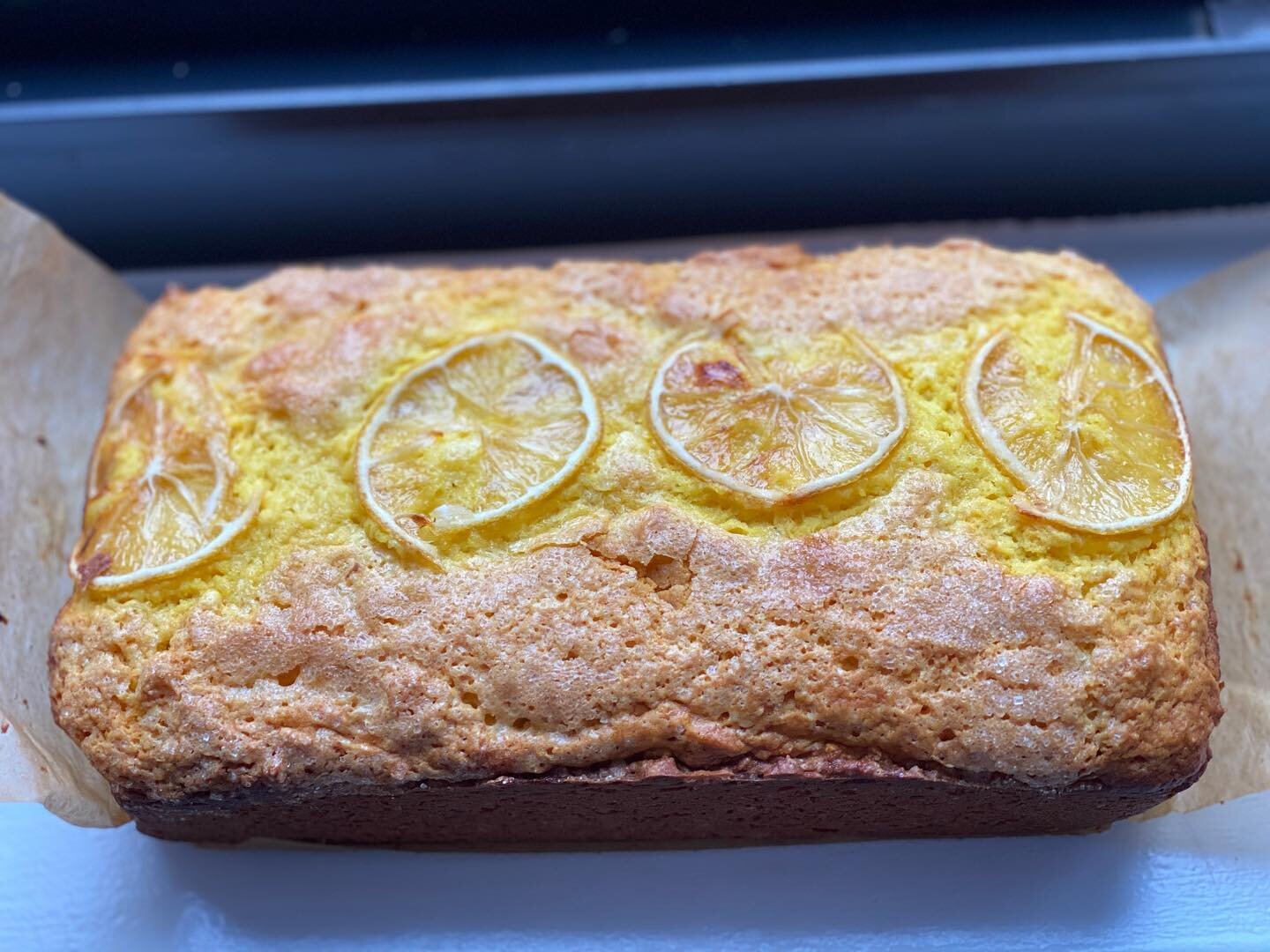 Sunshine on a cloudy day [lemony turmeric tea cake recipe from @alisoneroman]