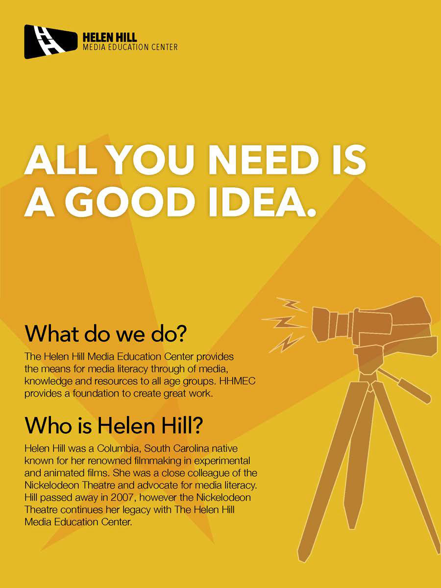 Informational flier: Helen Hill Media Foundation