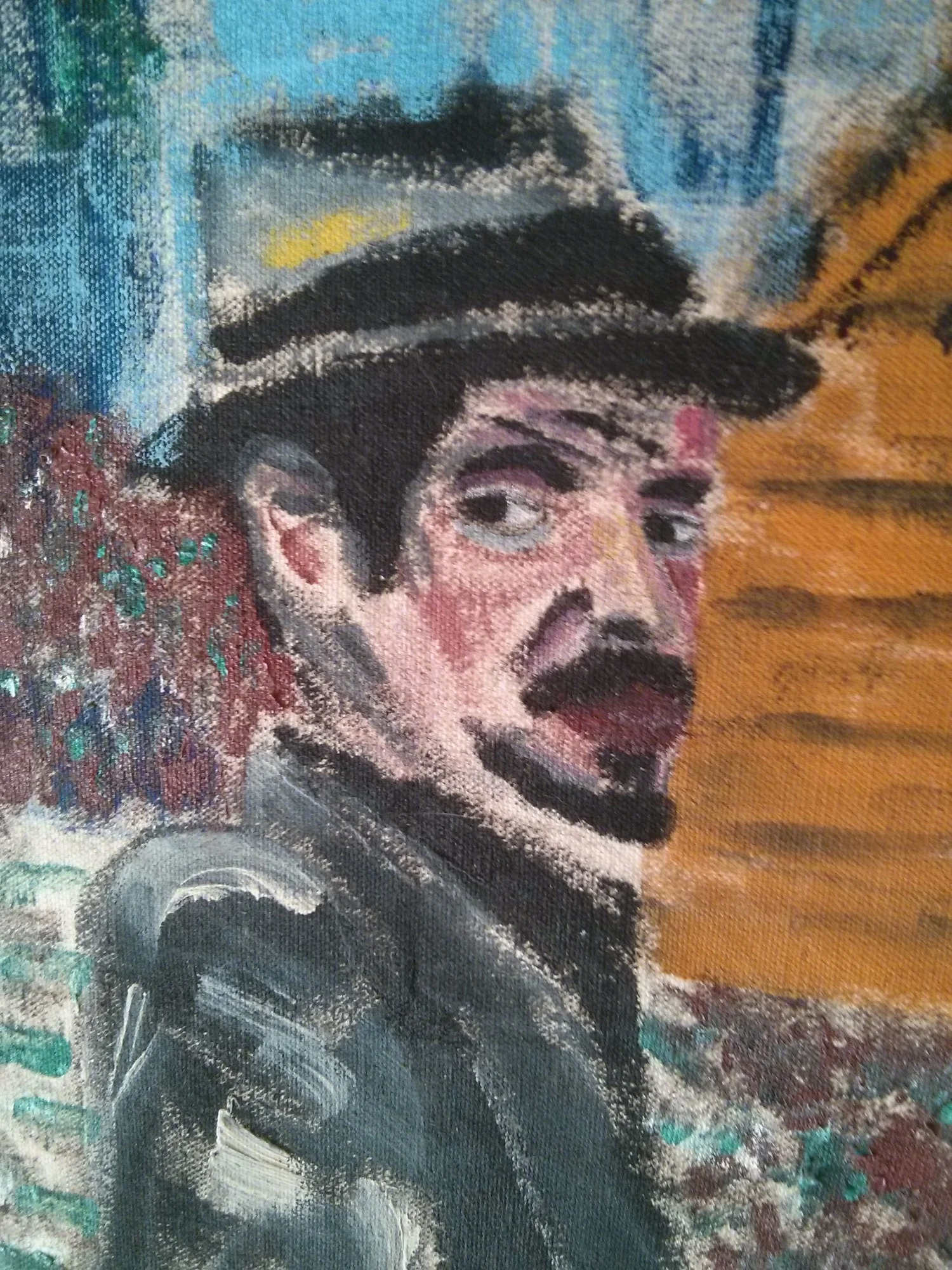 Painting by Bernadine Arsenault