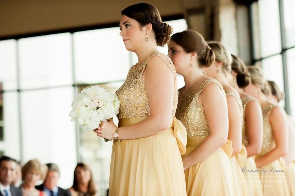 lace up bridesmaid dress Laura Dress - Blue