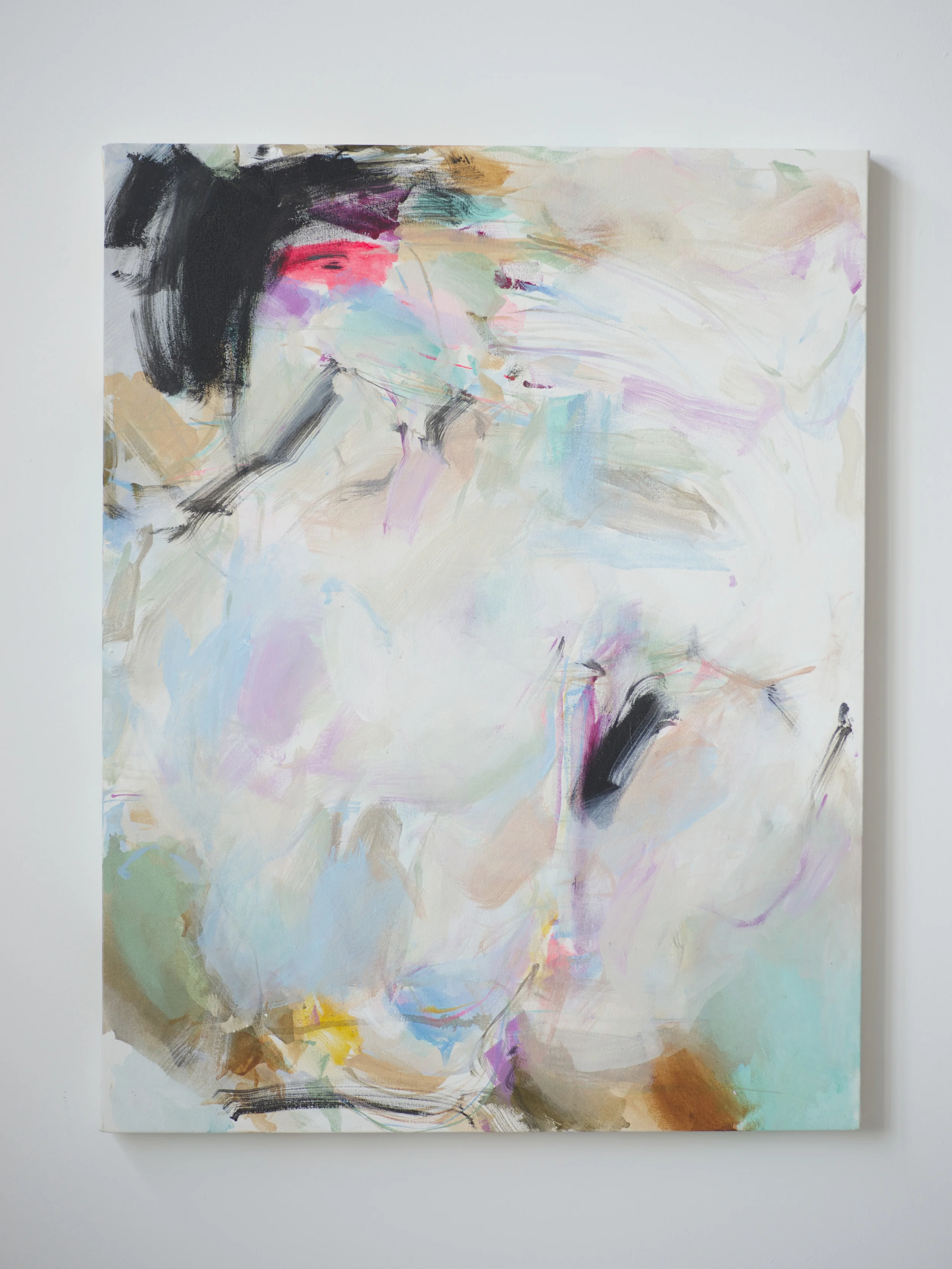 Feeling Pastel Acrylic on canvas 2014 26 x 20 inches