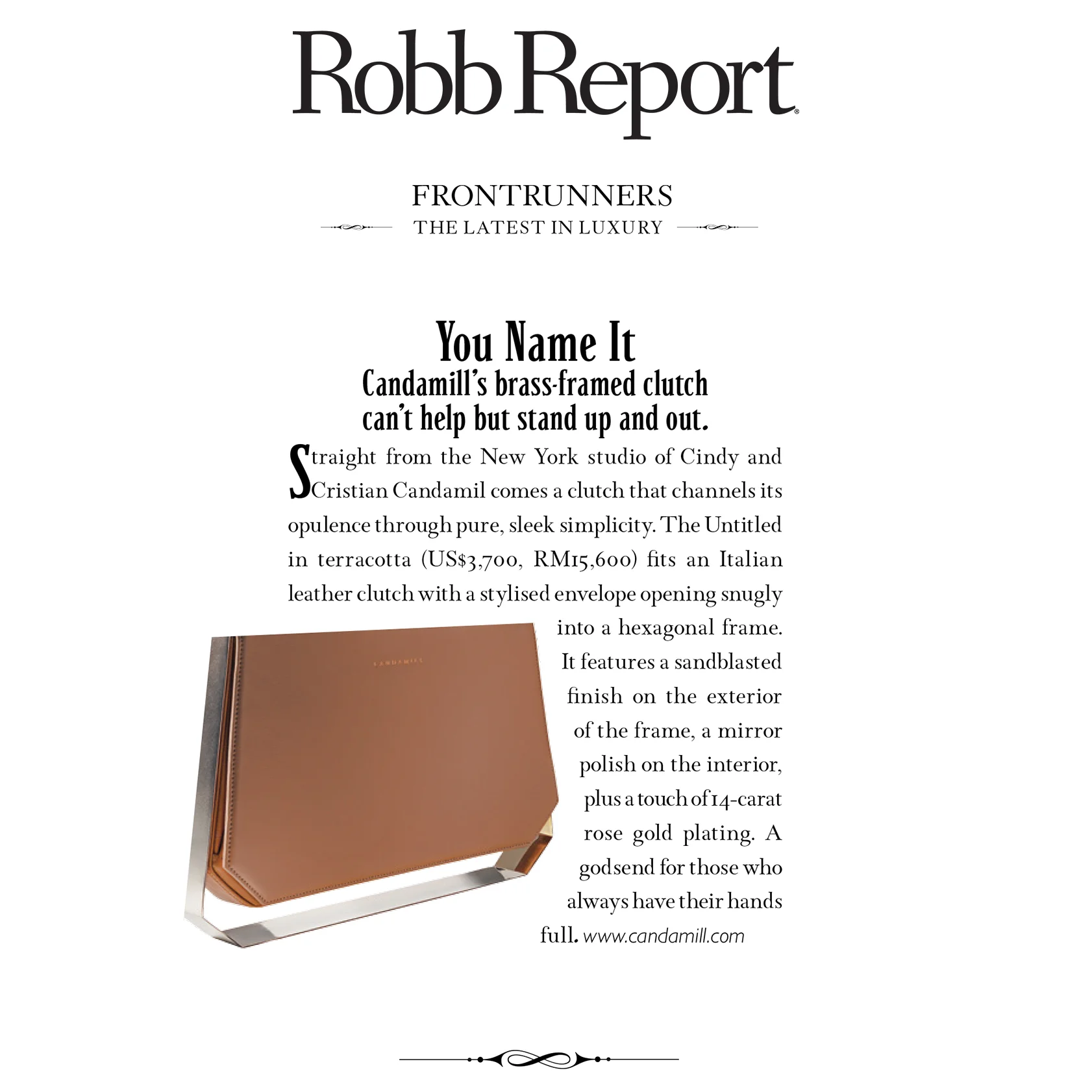 Via Robb Report Malaysia | April 2016 Issue