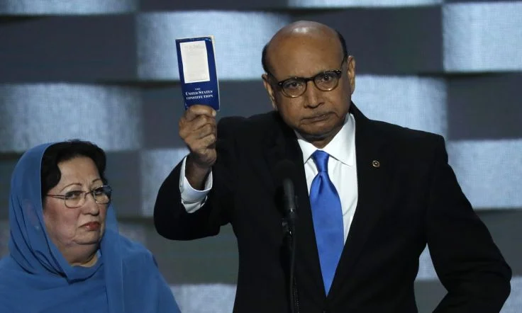 Khizr Khan's defense of his son, military hero Humayan, was a shining moment of the DNC