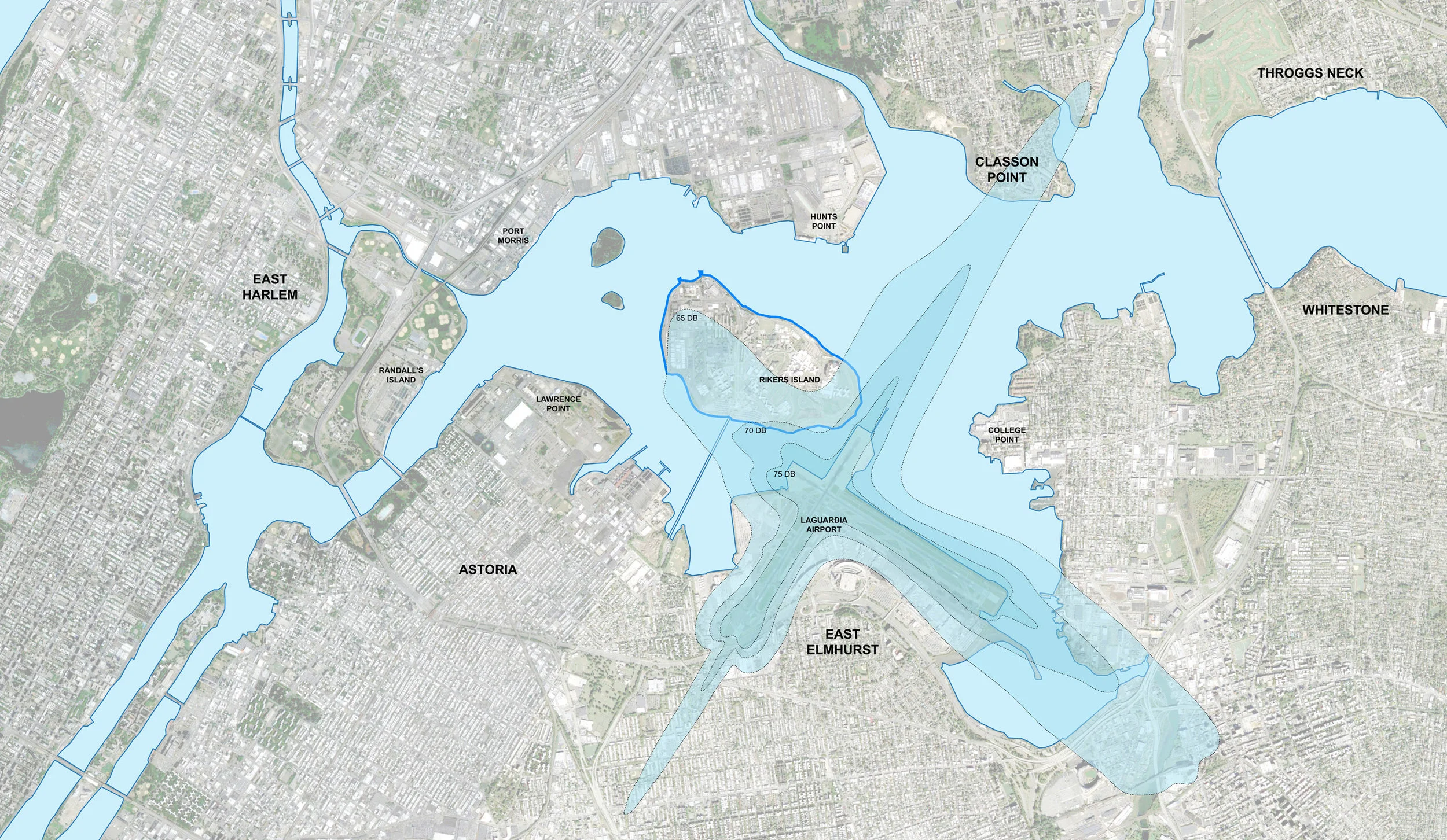 Noise impacts resulting from the adjacency to LaGuardia Airport