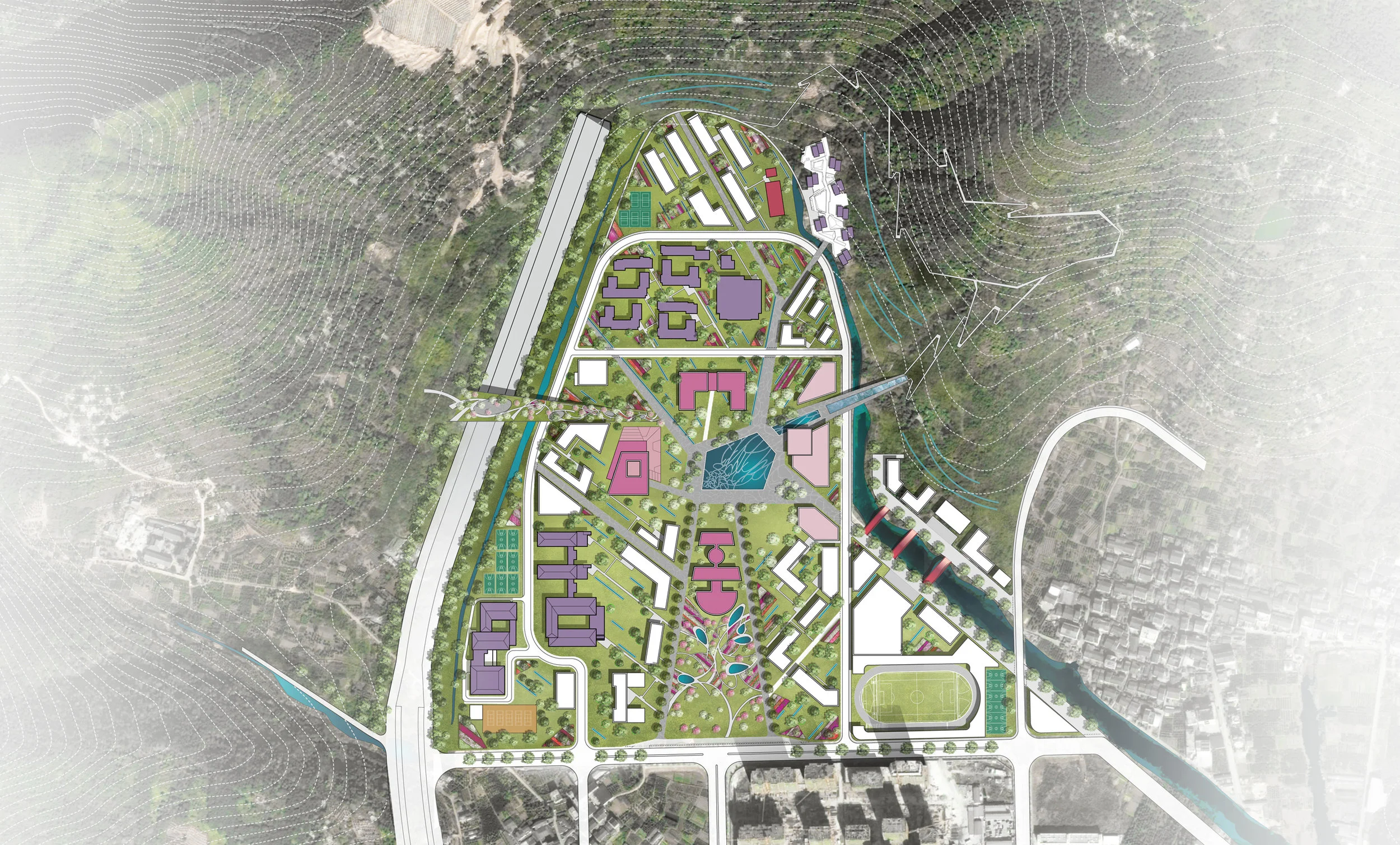 Overall campus masterplan