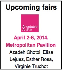 4 artist show at NY's Affordable Art Fair