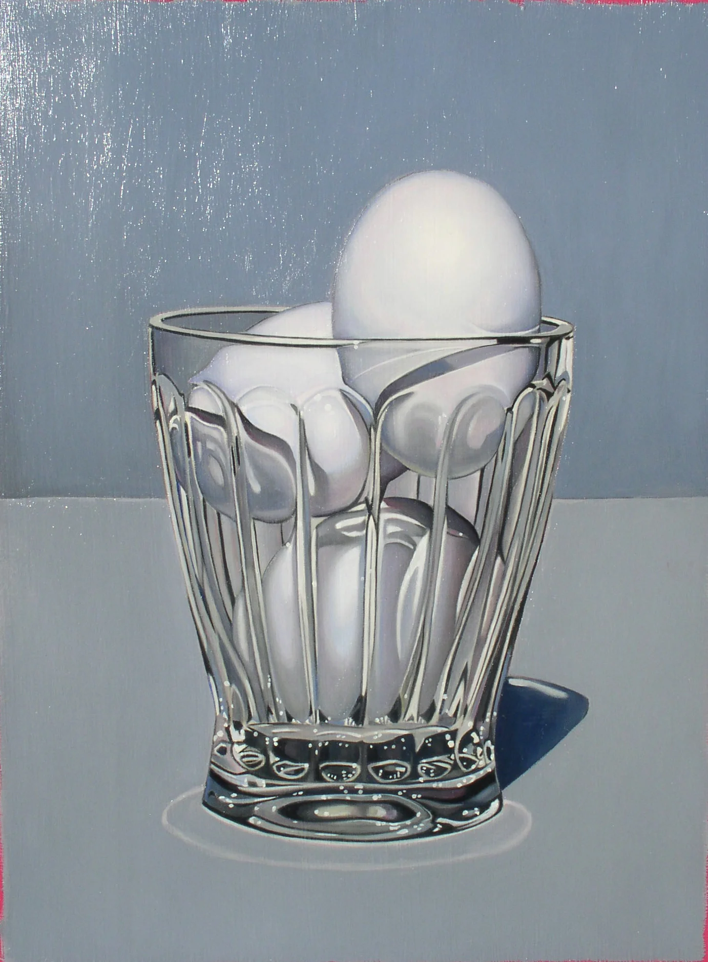 "Eggs In Glass" 16"x12" Oil $2,000